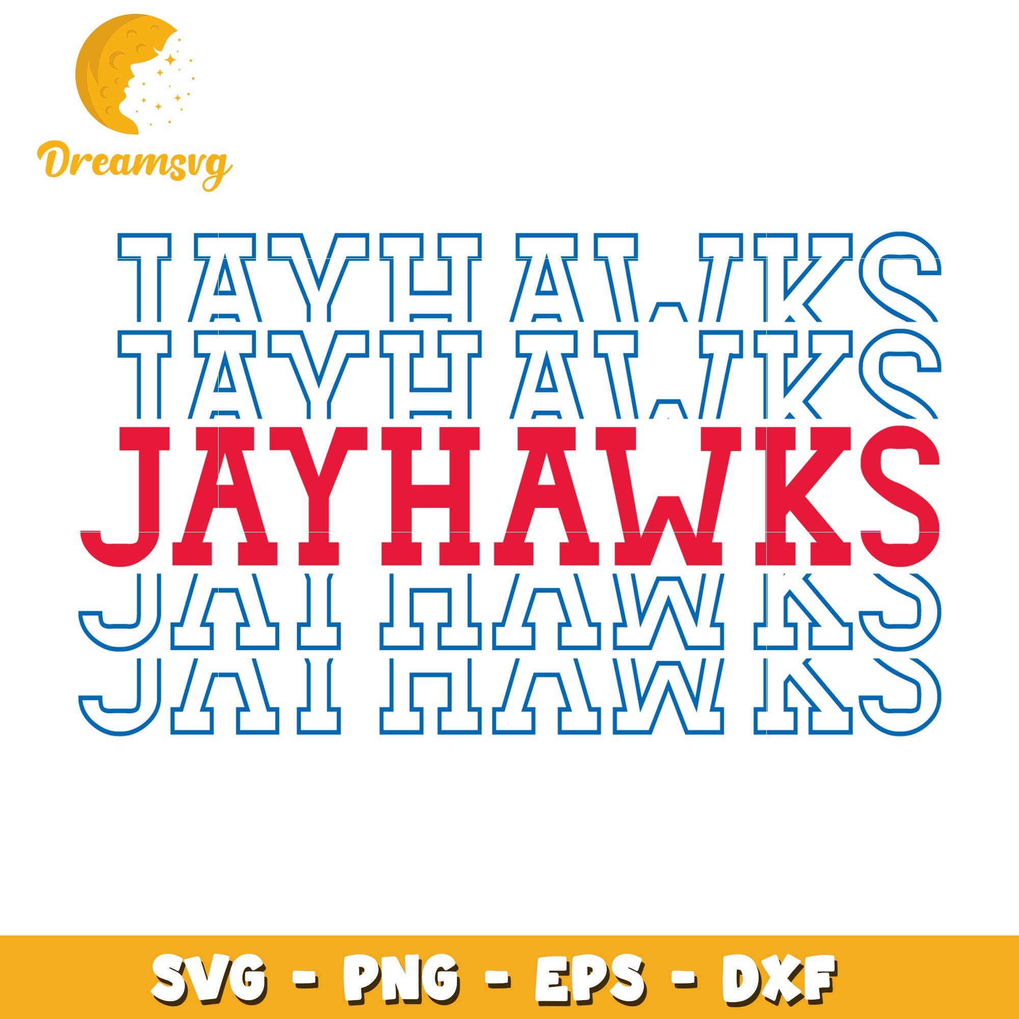 Jayhawks SVG PNG EPS DXF Cut File