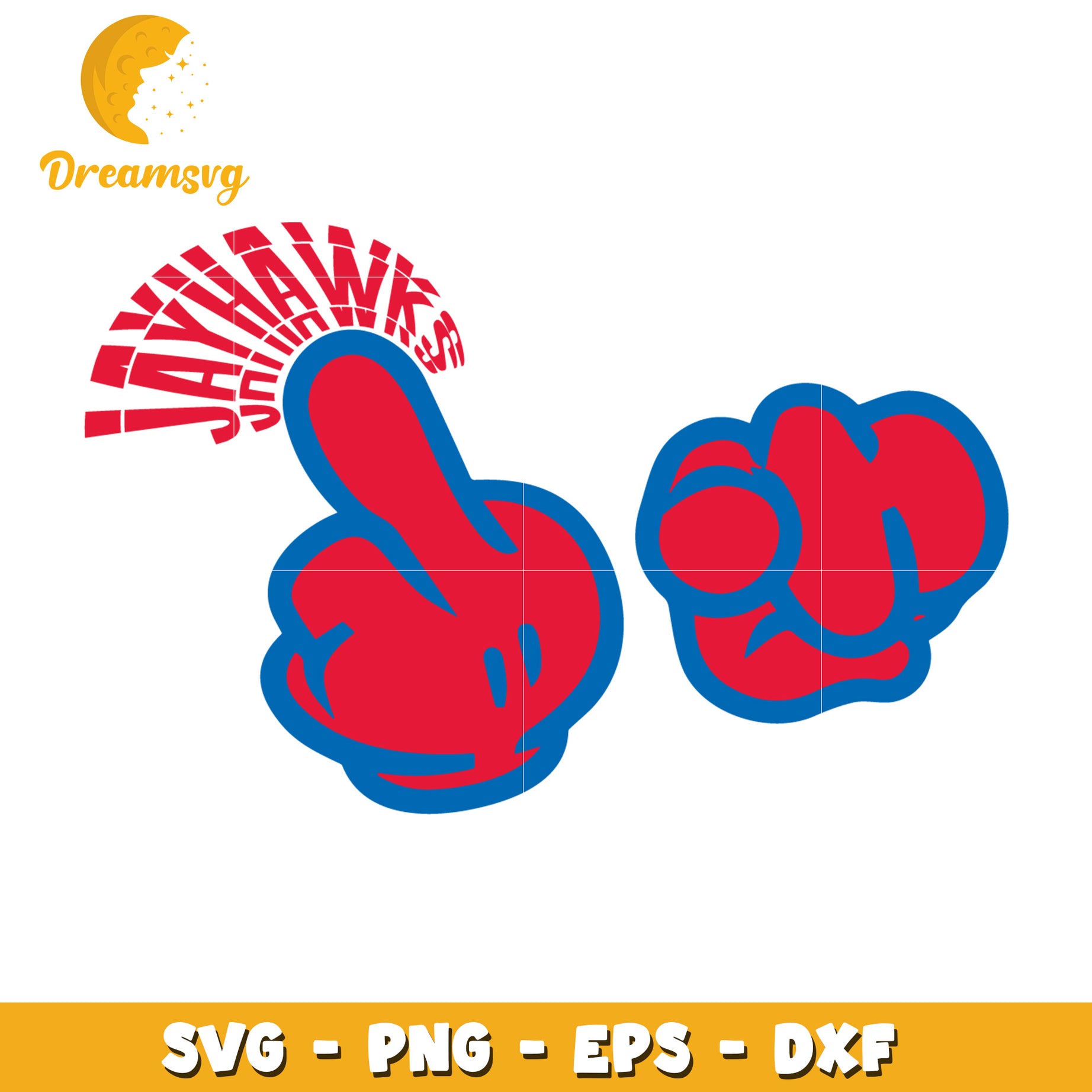 Jayhawks SVG PNG EPS DXF Cut Files