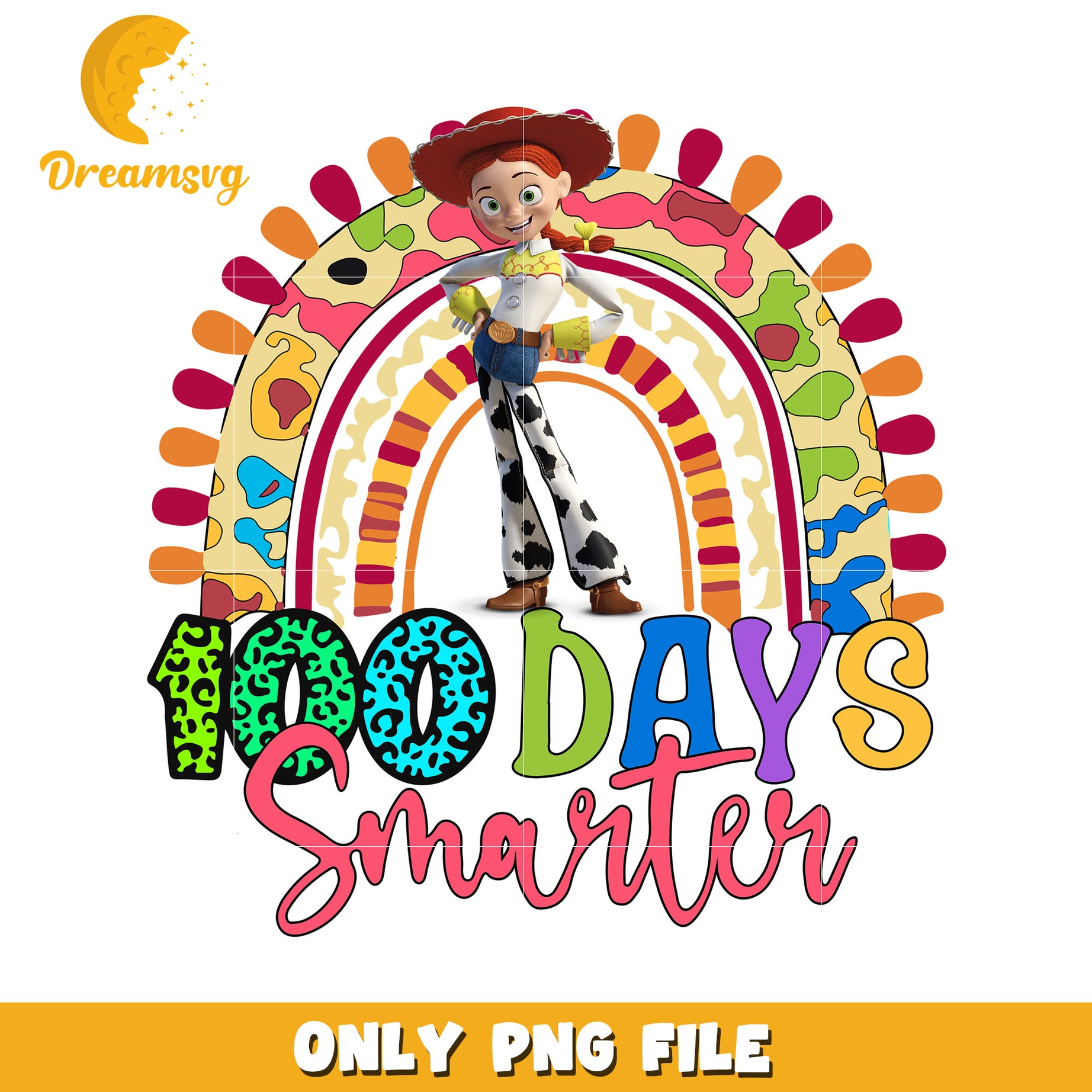 Jessie 100 Days Smarter PNG