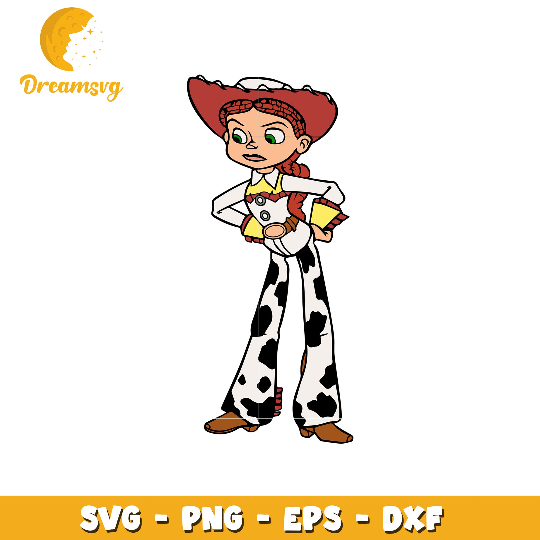 Jessie Toy Story SVG Cut File for Crafting Projects