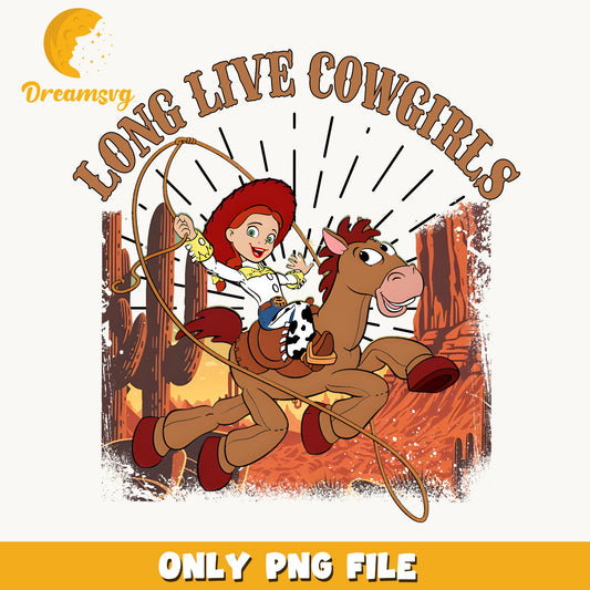 Jessie Long Live Cowgirls PNG, Toy Story PNG, Disney PNG
