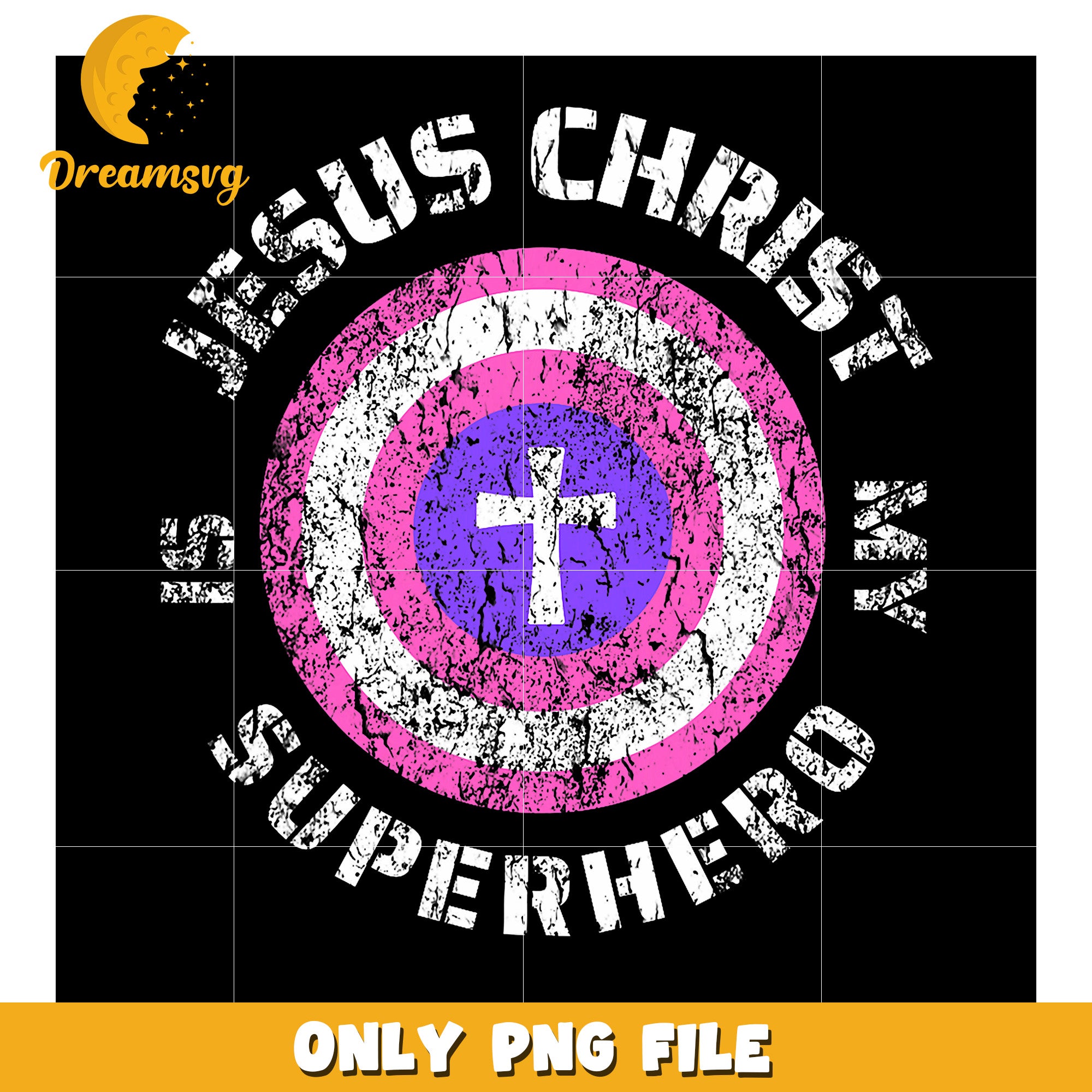 Jesus Christ My Superhero PNG