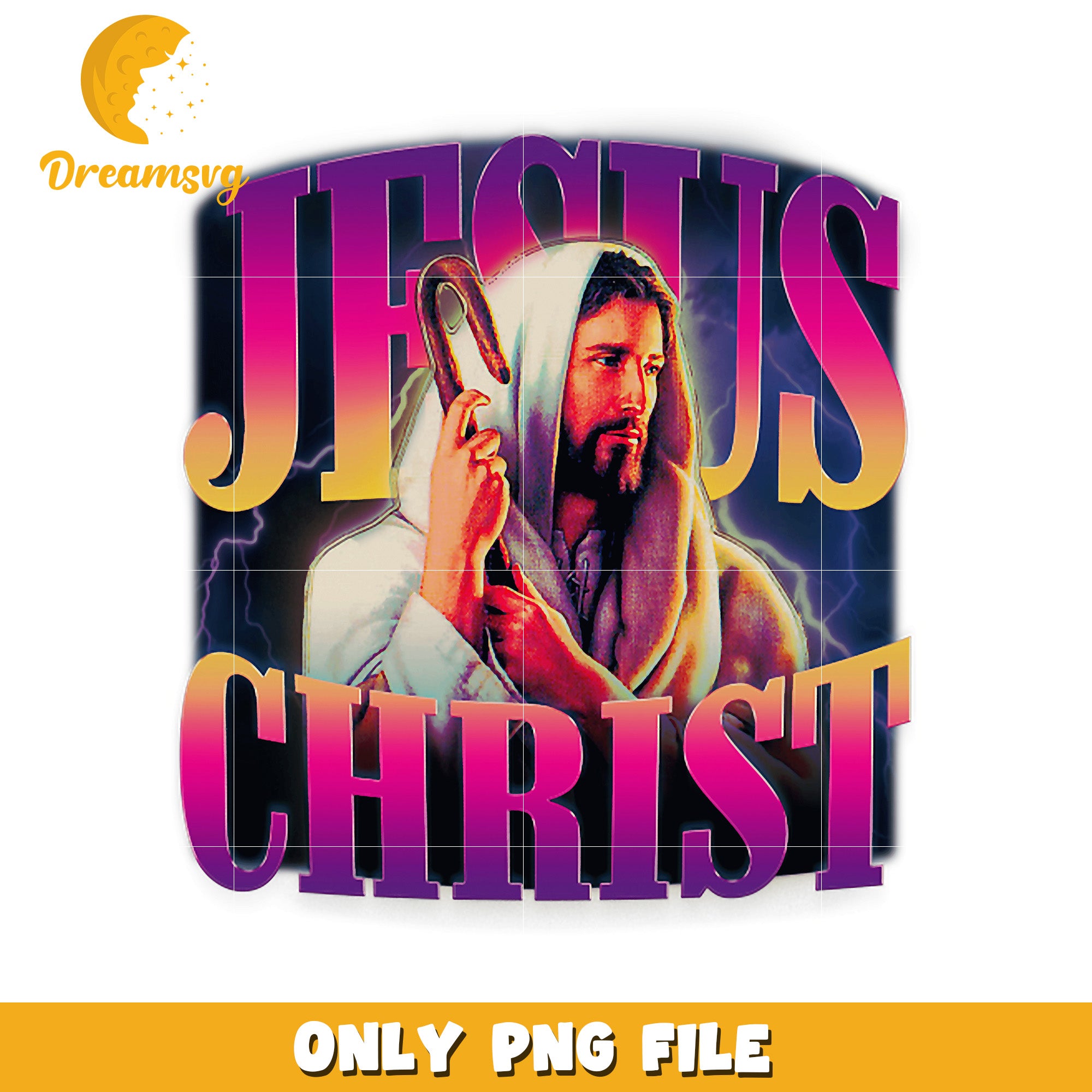 Jesus Christ PNG Sublimation Design