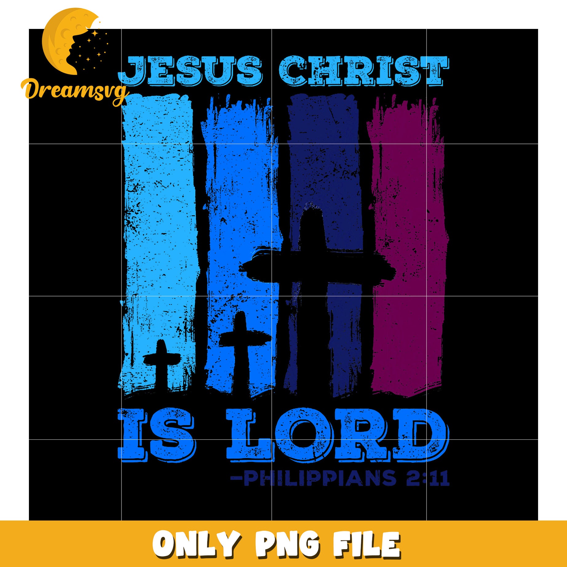 Jesus Christ is Lord PNG Design Philippians 211