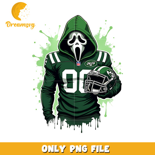 Jets ghost face png, nfl png, national football league png