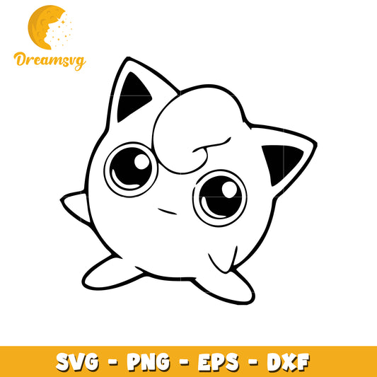 Jigglypuff SVG PNG EPS DXF Cut File