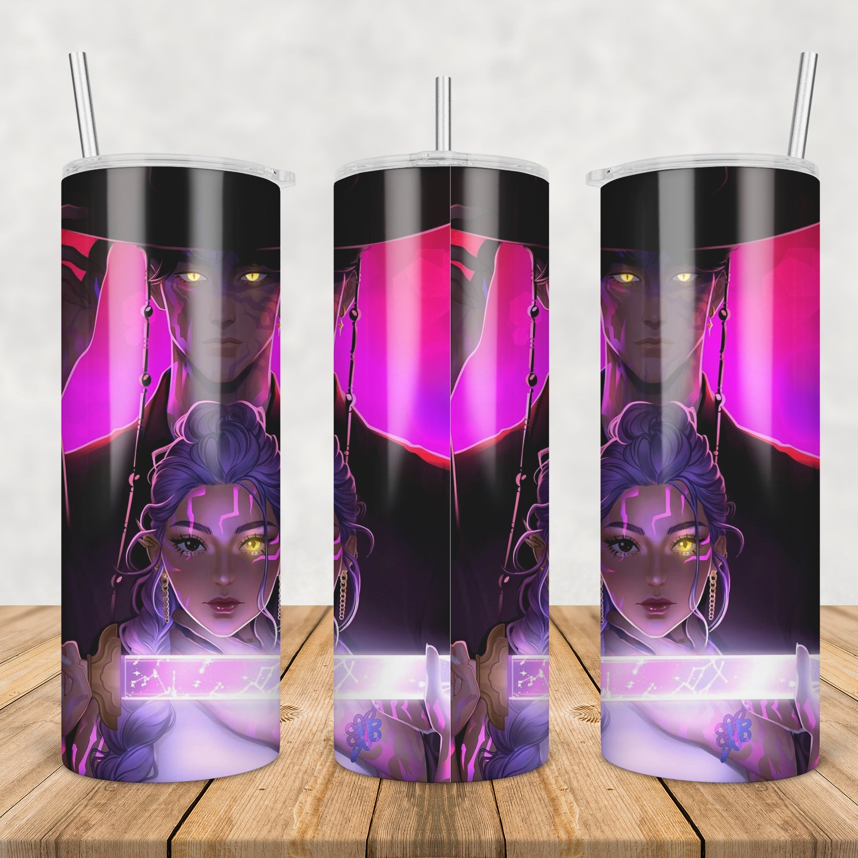 Jinu and mira demon tumbler png, jinu demon tumbler png, mira demon tumbler png