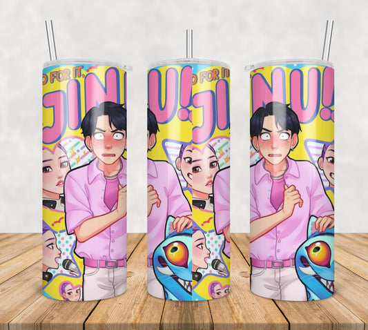 Jinu rumi and derpy tumbler png, jinu tumbler png, rumi tumbler png