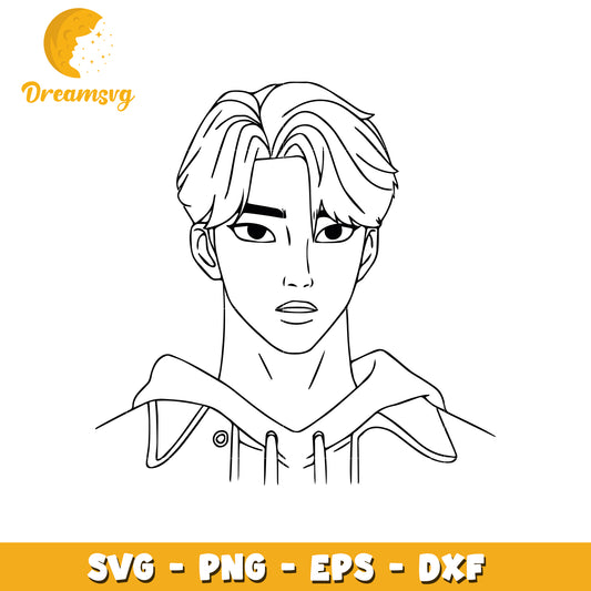 Jinu saja boys svg, jinu character svg, saja boys kpop svg