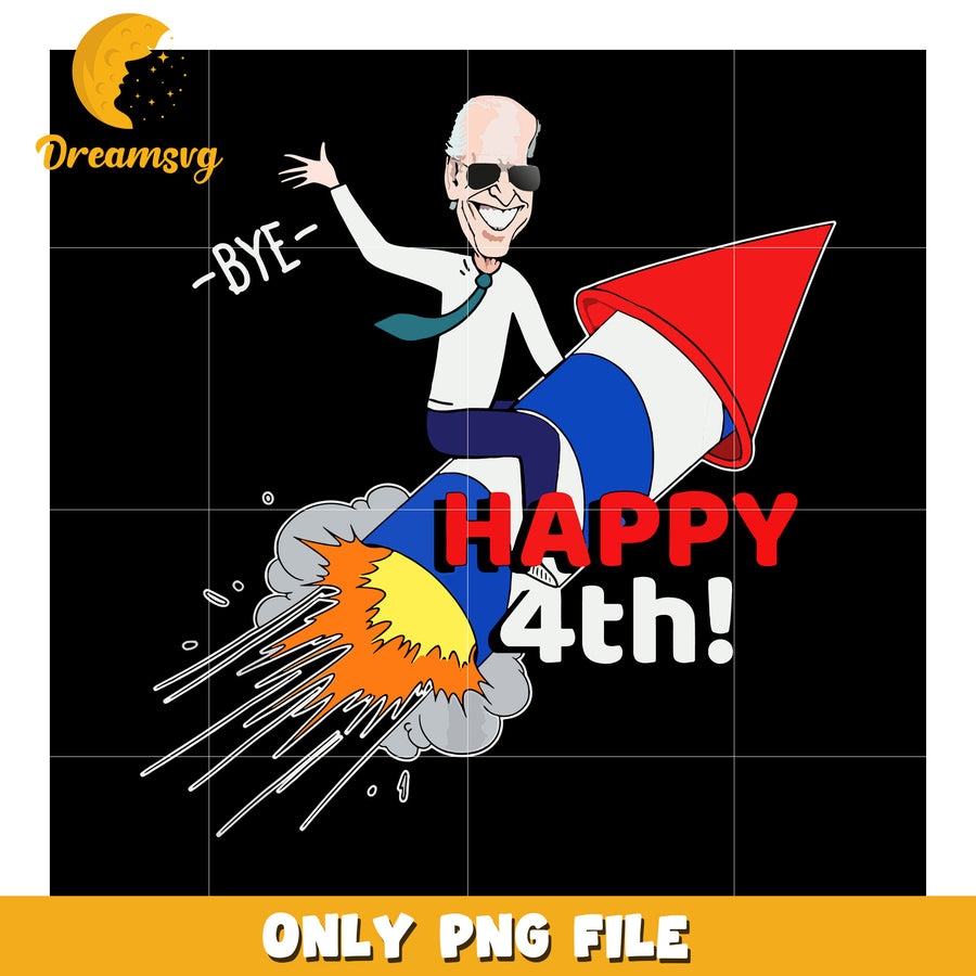 Joe biden happy 4th png, president biden png, 4th of july celebration png