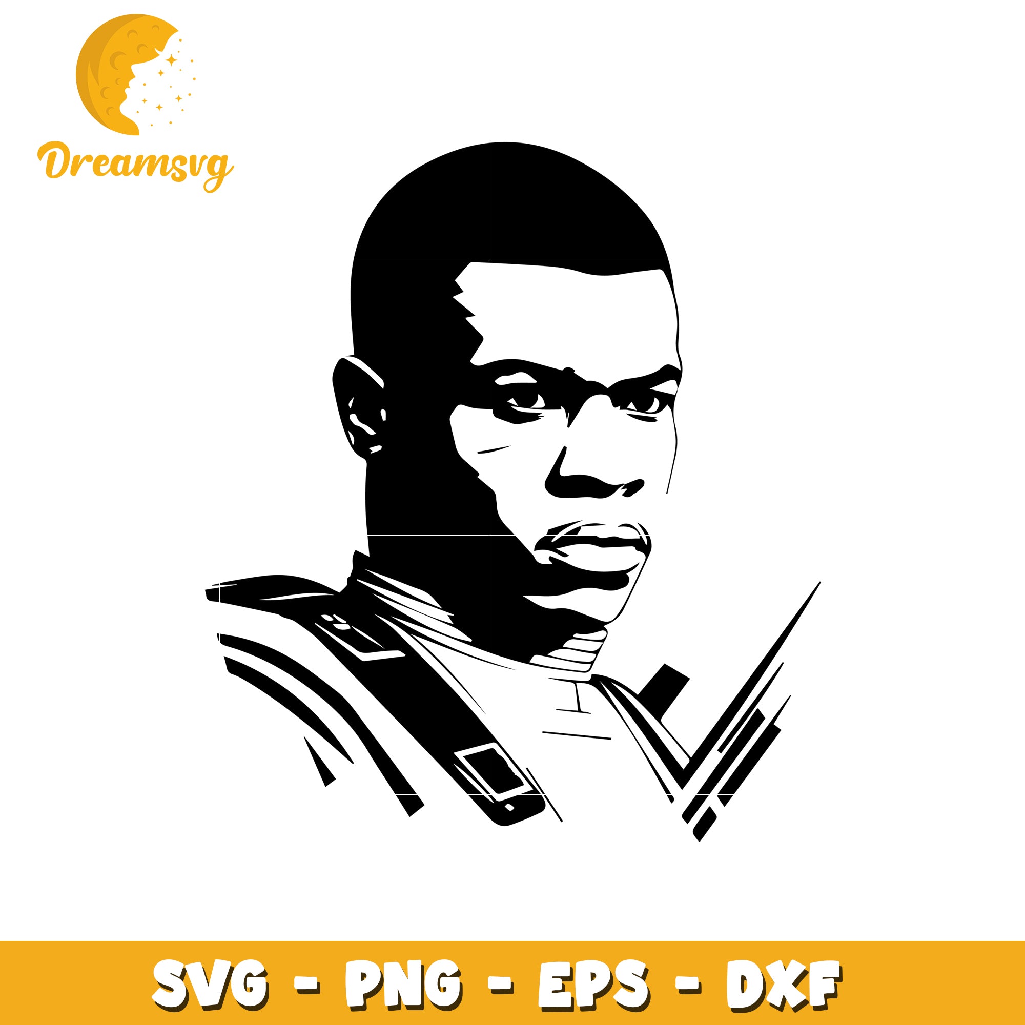 John Boyega SVG PNG EPS DXF Cut File