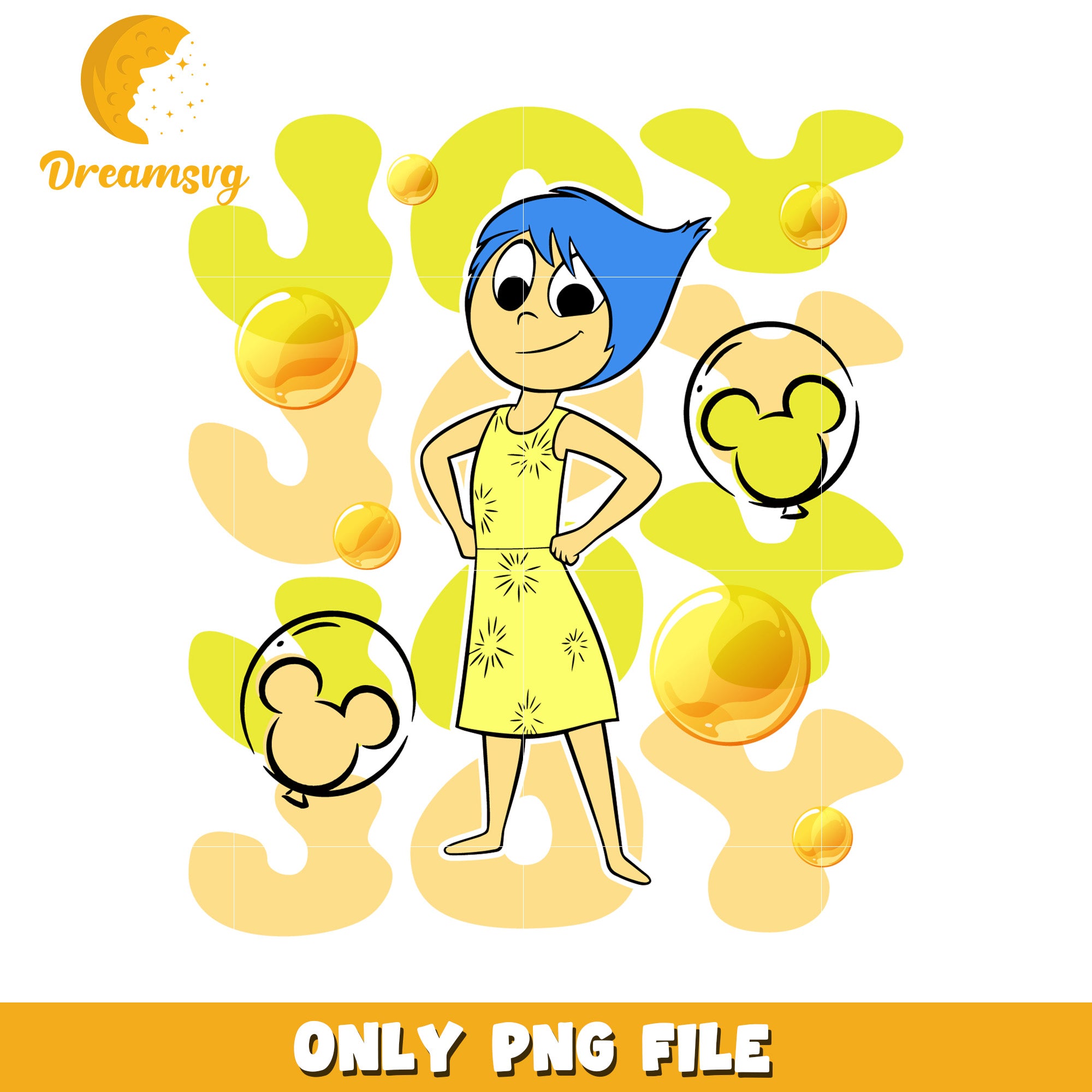 Joyful Cartoon Character PNG File for Creative Projects