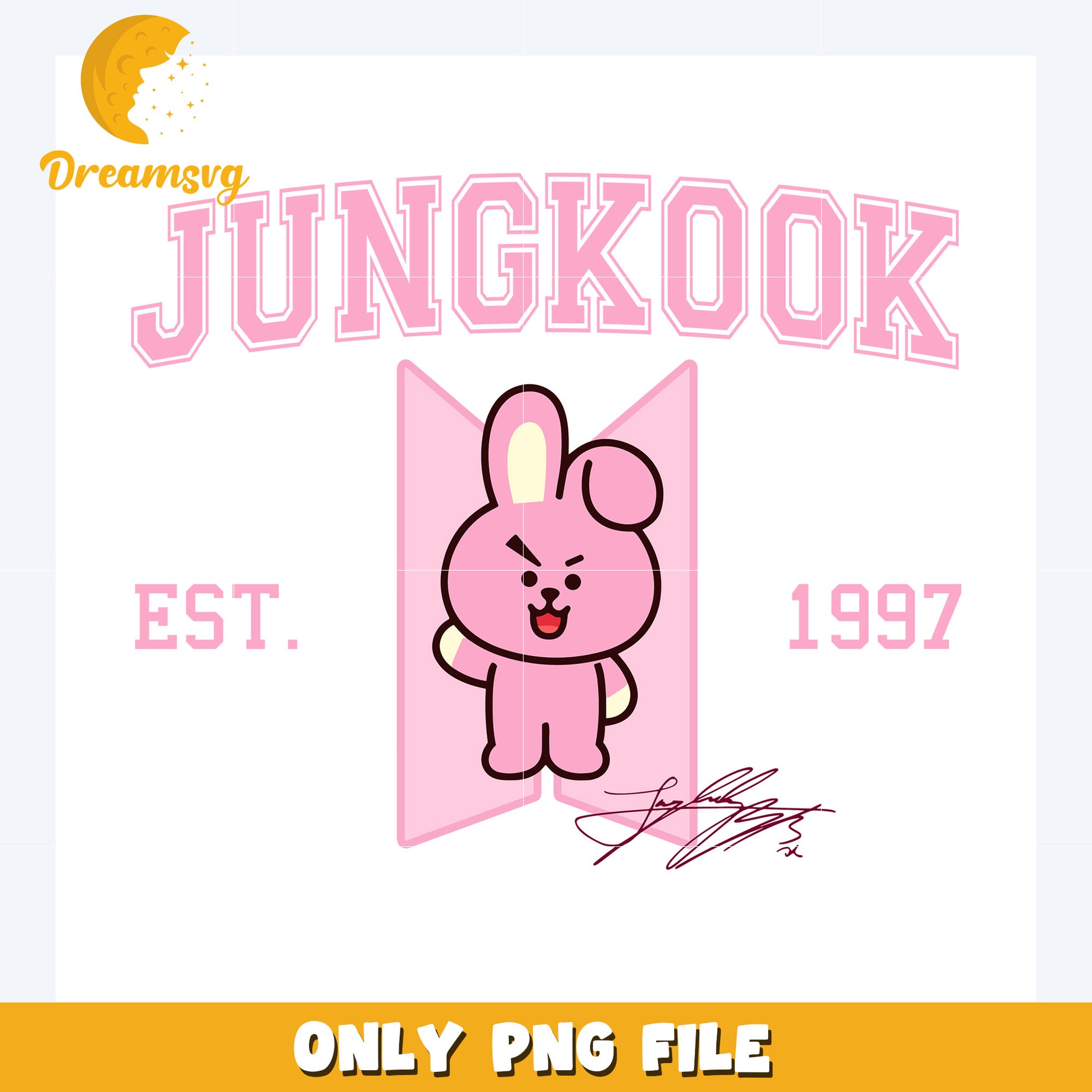 Jungkook cooky mascot design png, bt21​ png, bt21 plushies​ png