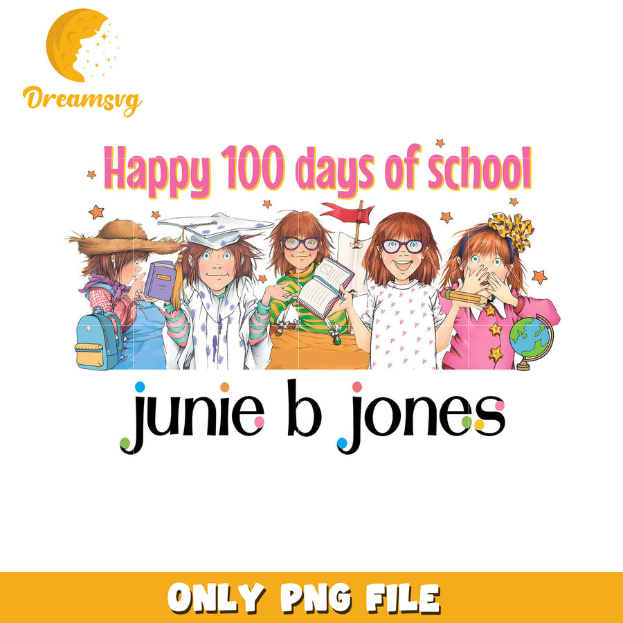 Junie B Jones 100 Days School PNG