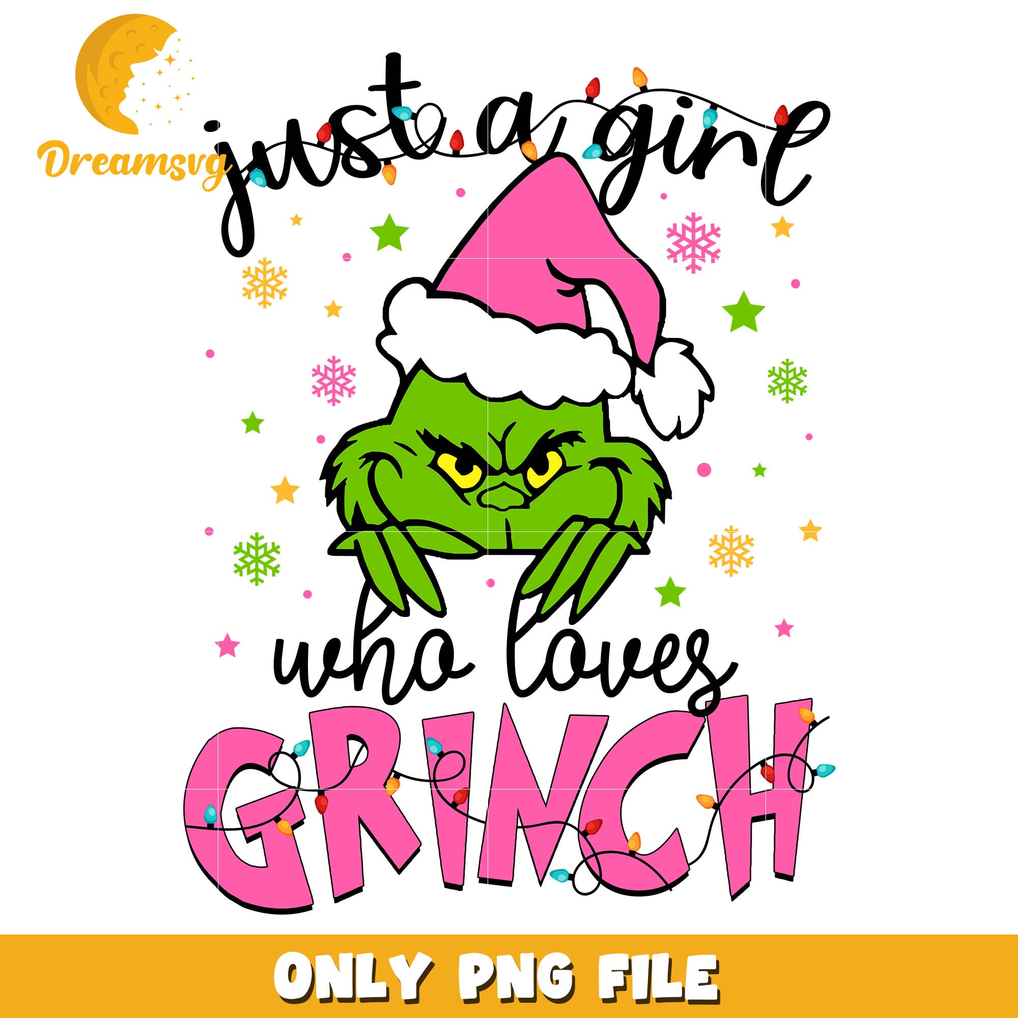 Just a girl who love grinch png, grinch love​​​ png, the grinch love interest​ png