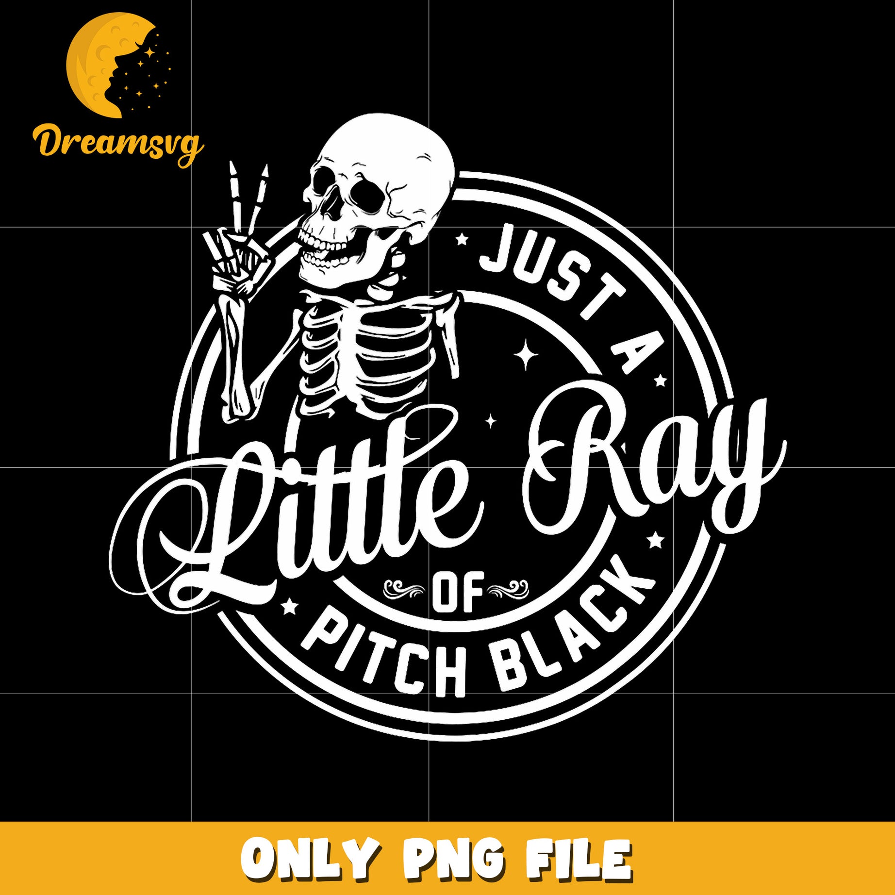 Just a little ray of pitch black png, dark humor png, funny quote png