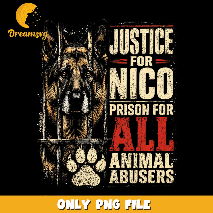 Justice For Animals PNG, Nico Design, Animal Rights PNG