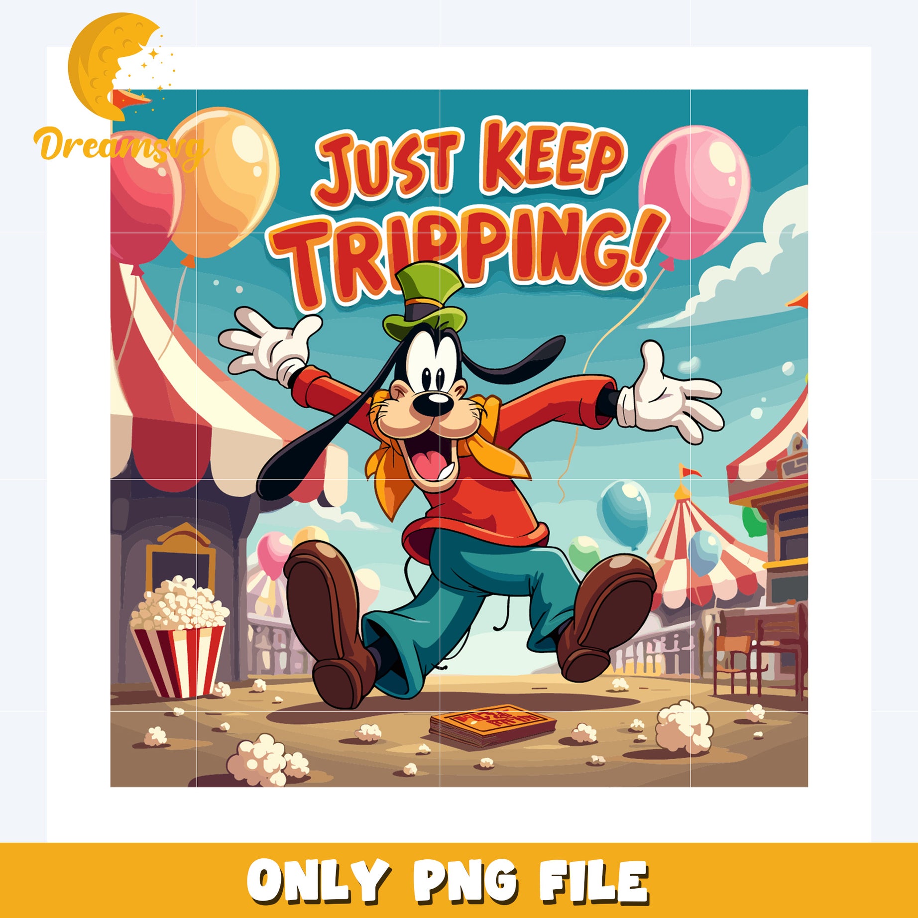 Just keep tripping png, disney quotespng, disney cartoons png