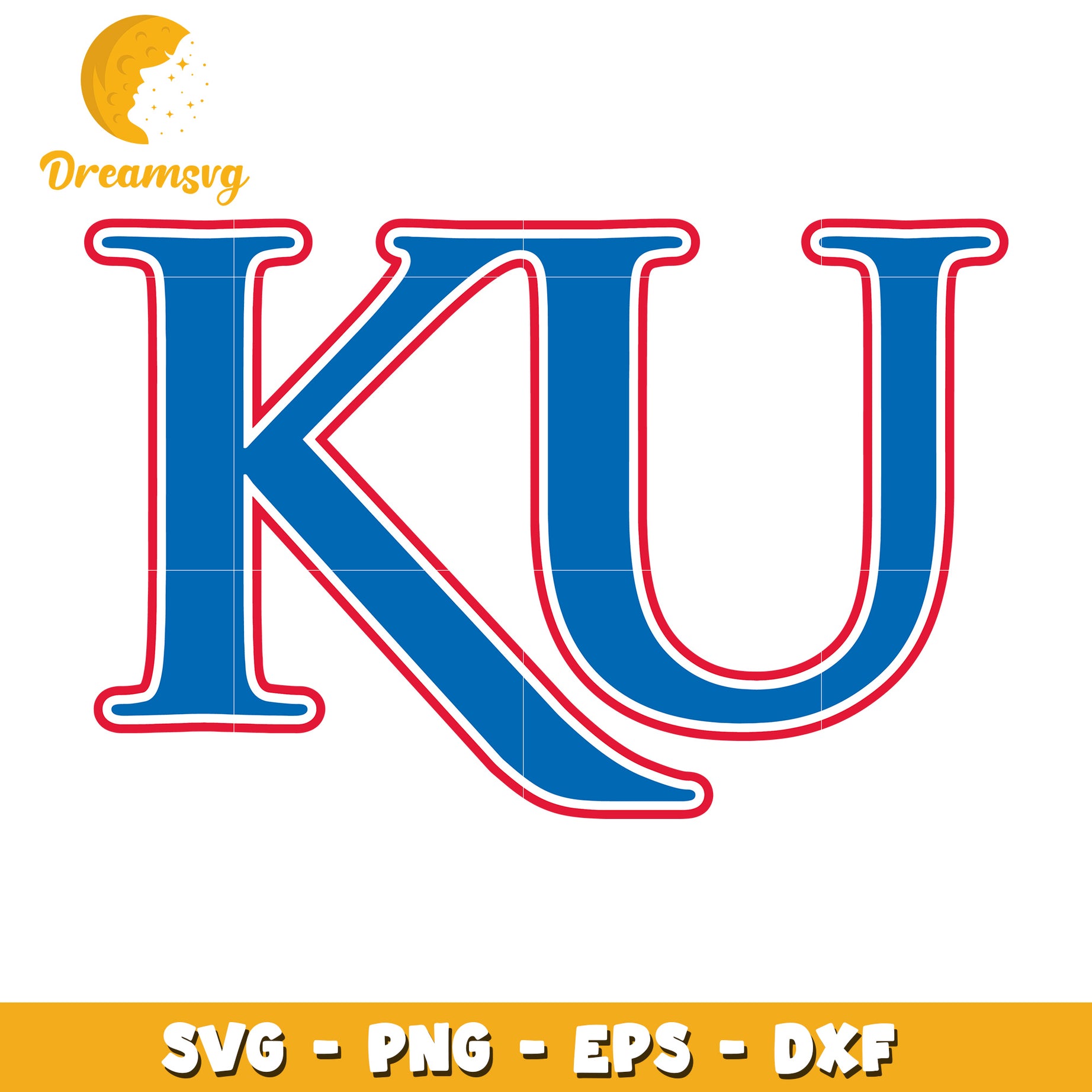 KU SVG PNG EPS DXF Cut Files