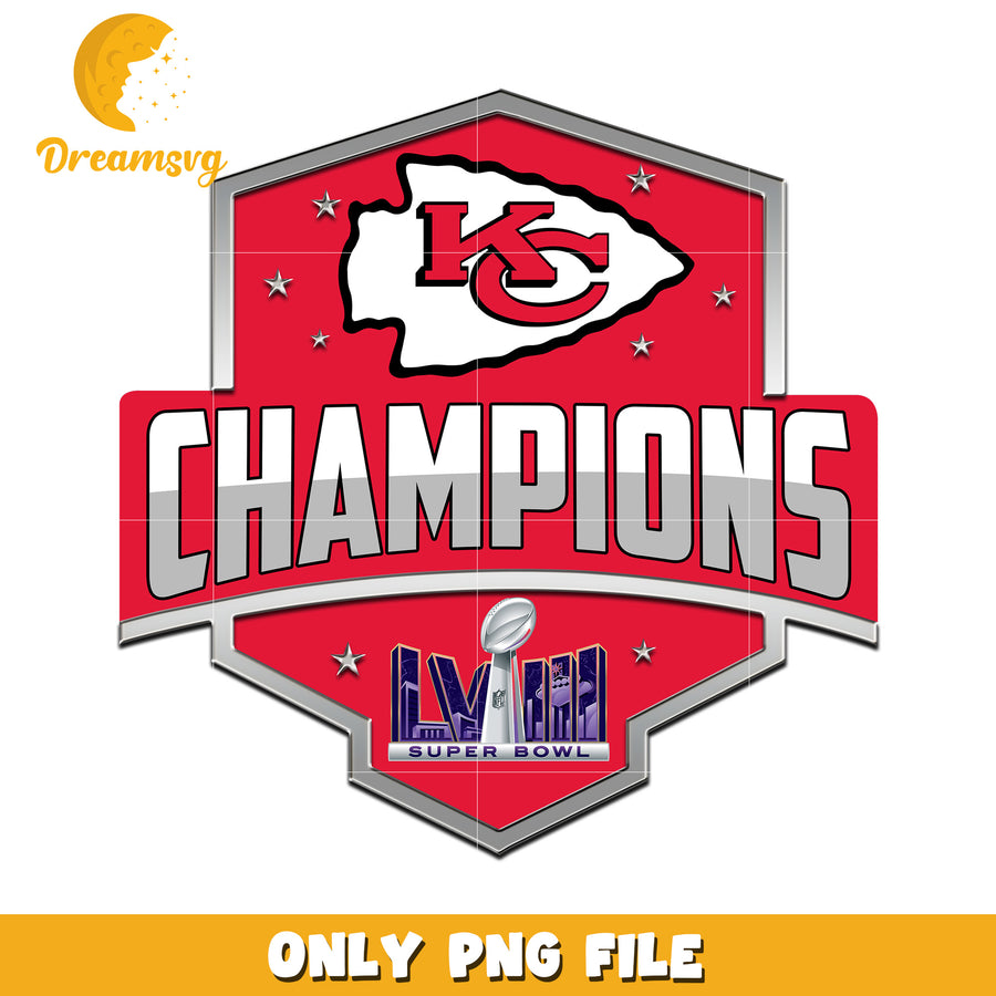 Kansas City Champions Super Bowl PNG File for Fans