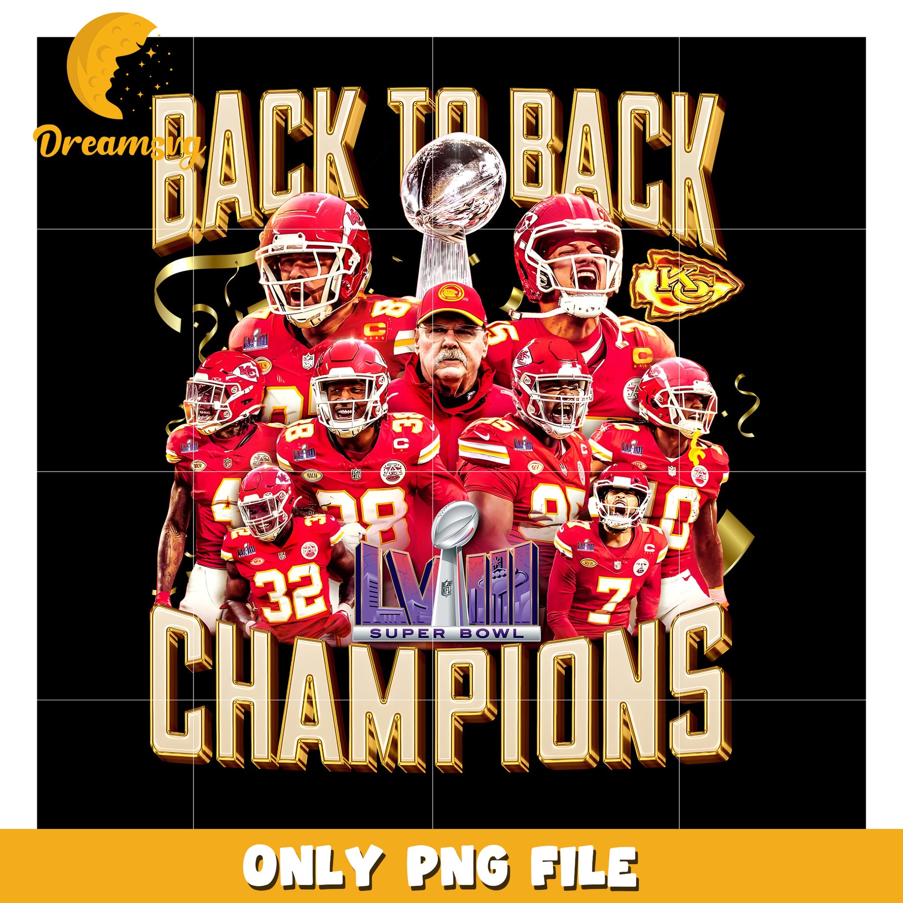 Kansas City Chiefs BackToBack Super Bowl Champs PNG