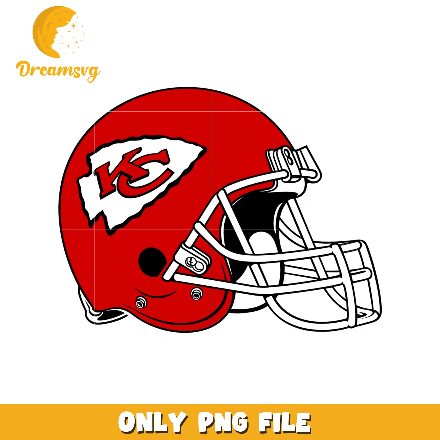Kansas City Chiefs Helmet PNG