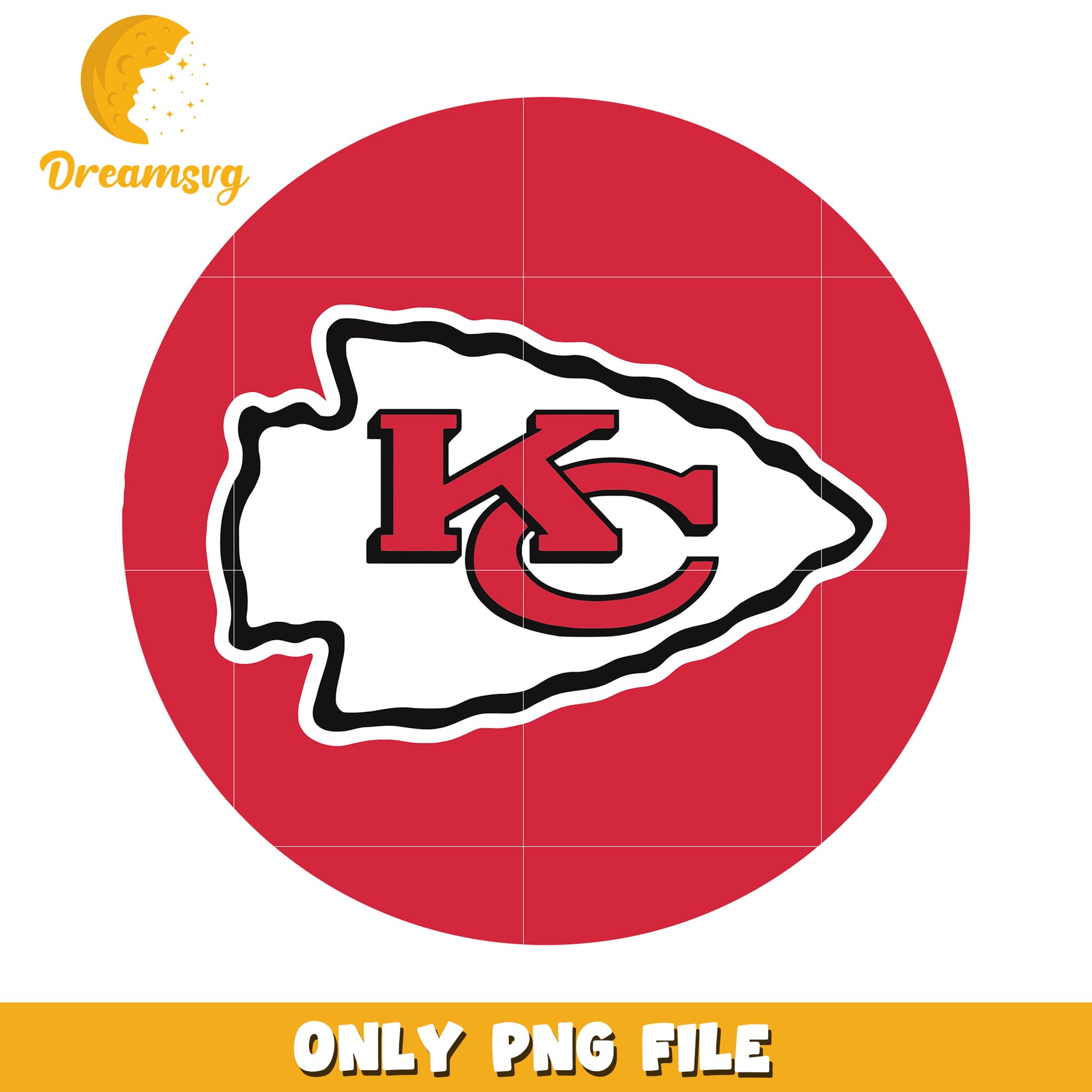 Kansas City Chiefs Logo PNG Digital Download File