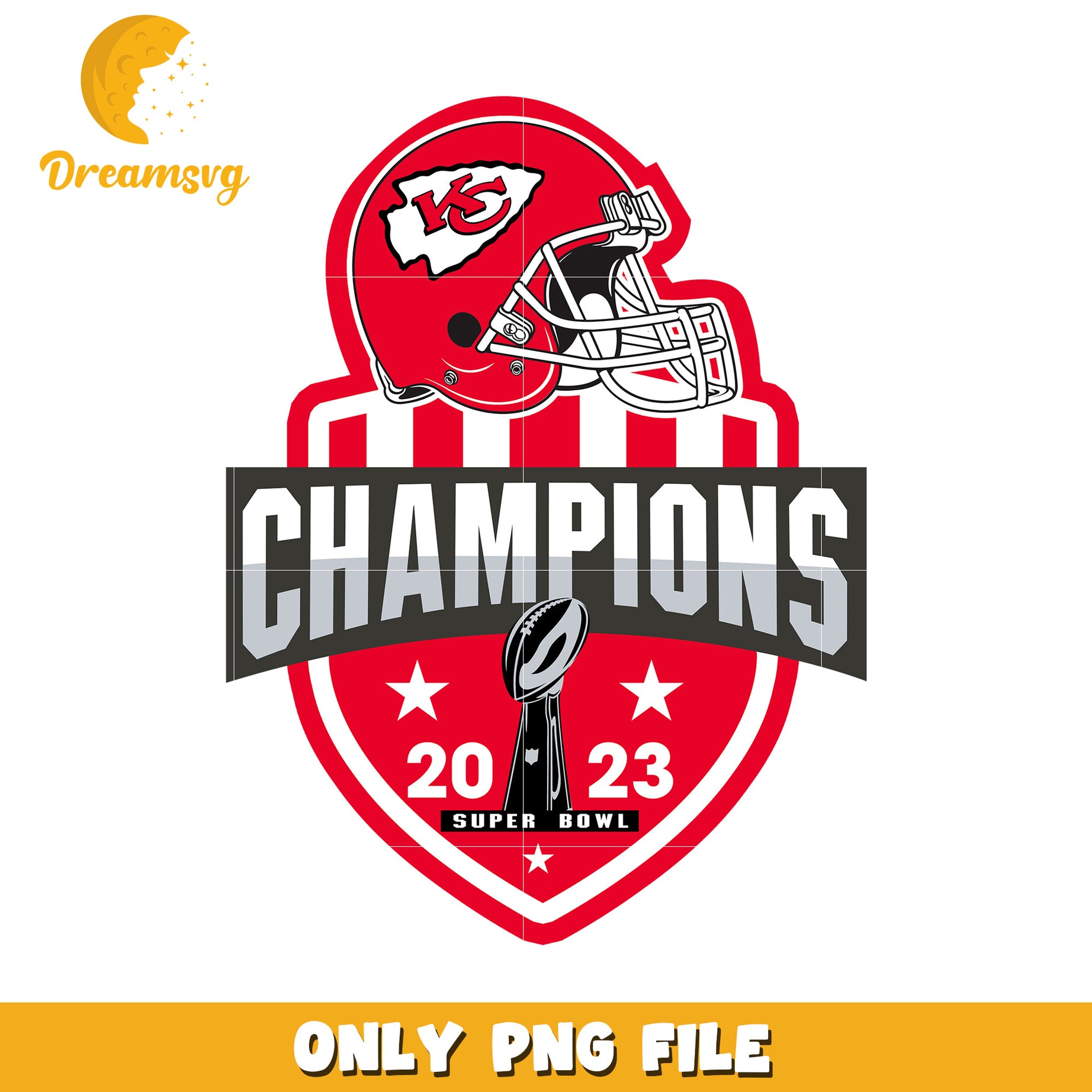 Kansas City Chiefs Super Bowl 2023 Champions PNG