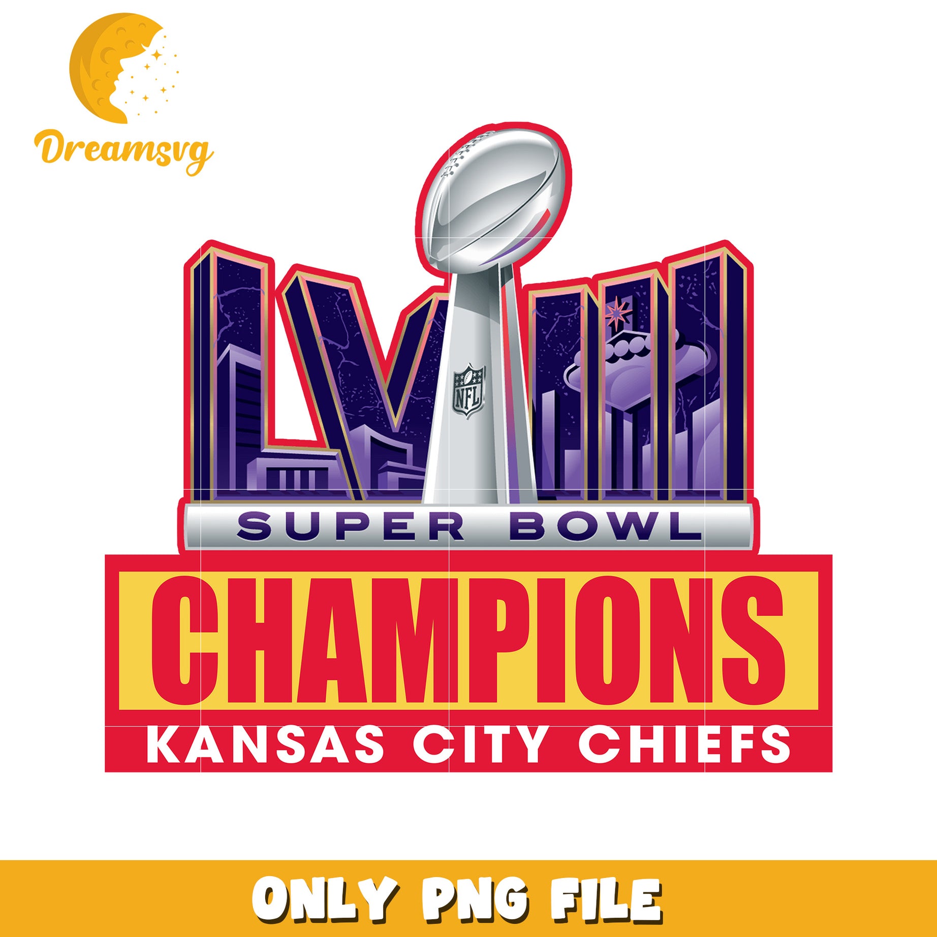 Kansas City Chiefs Super Bowl Champions PNG File for Fans