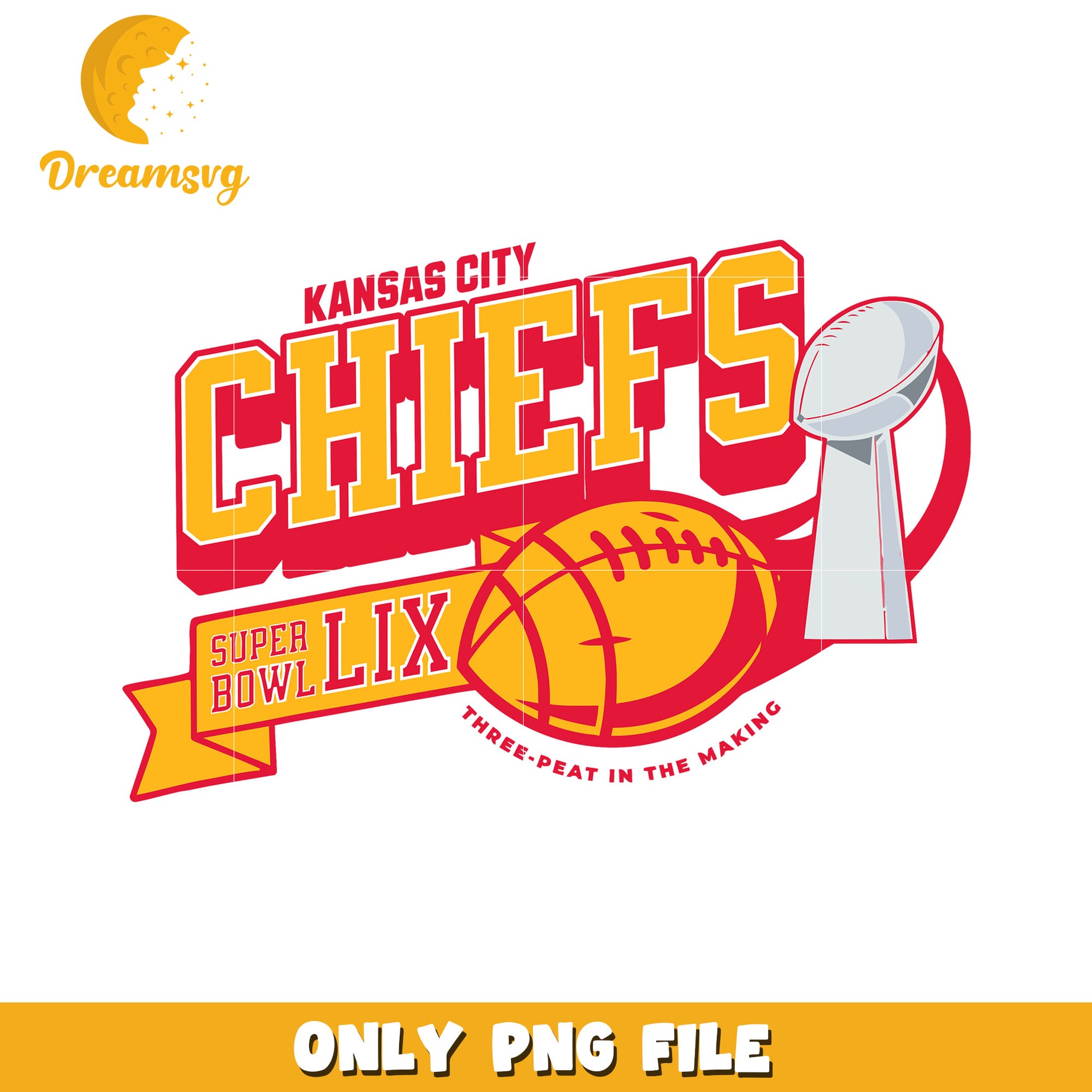 Kansas City Chiefs Super Bowl LIX PNG Design File