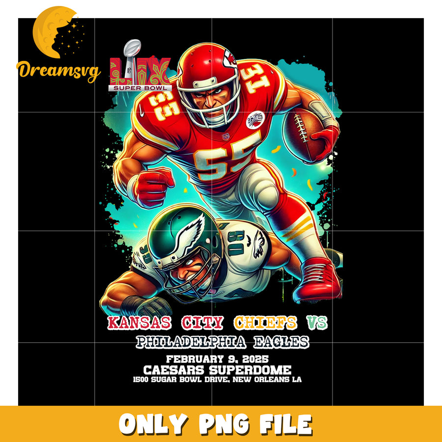 Kansas City Chiefs vs Philadelphia Eagles PNG File
