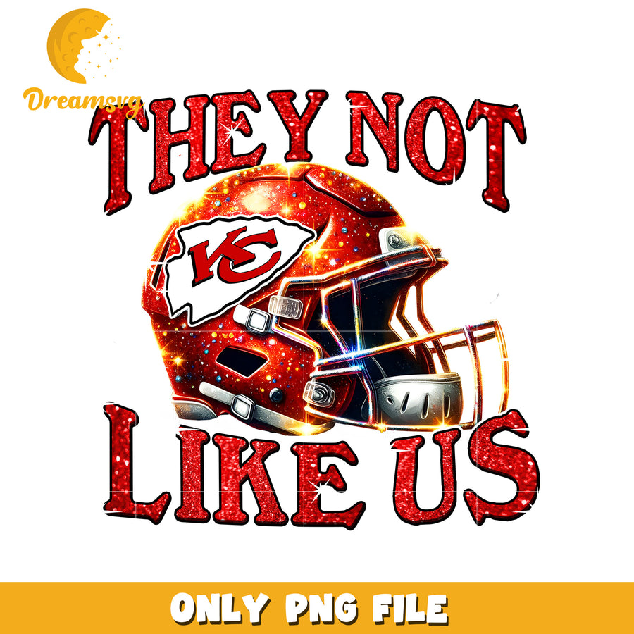Kansas City Football Helmet PNG Graphic Design File