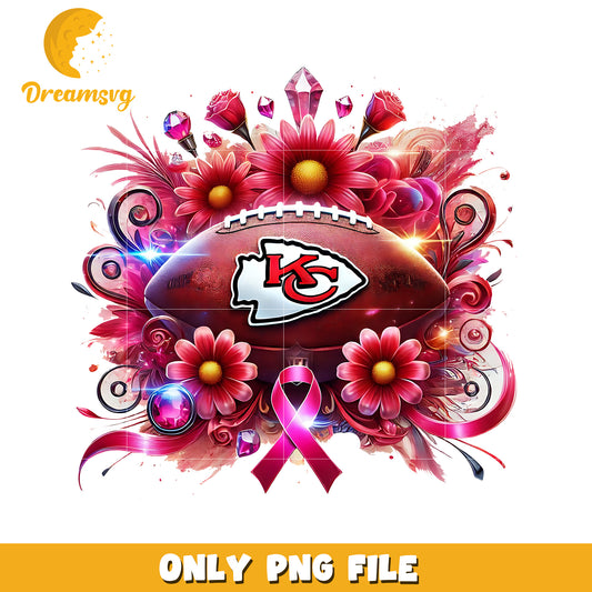 Kansas city chiefs flowers png, nfl football png, nfl playoffs png