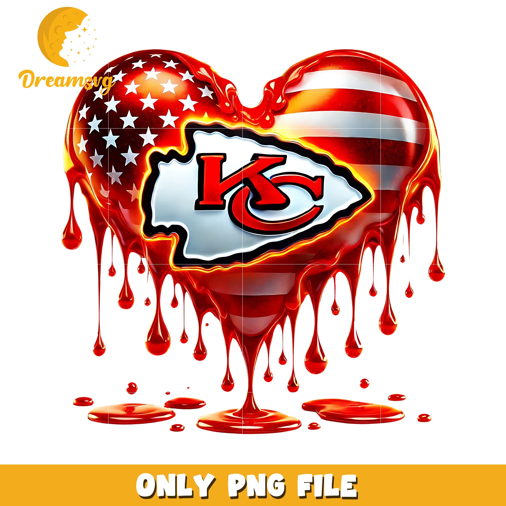 Kansas city chiefs heart png, nfl league png, nfl 2025 png