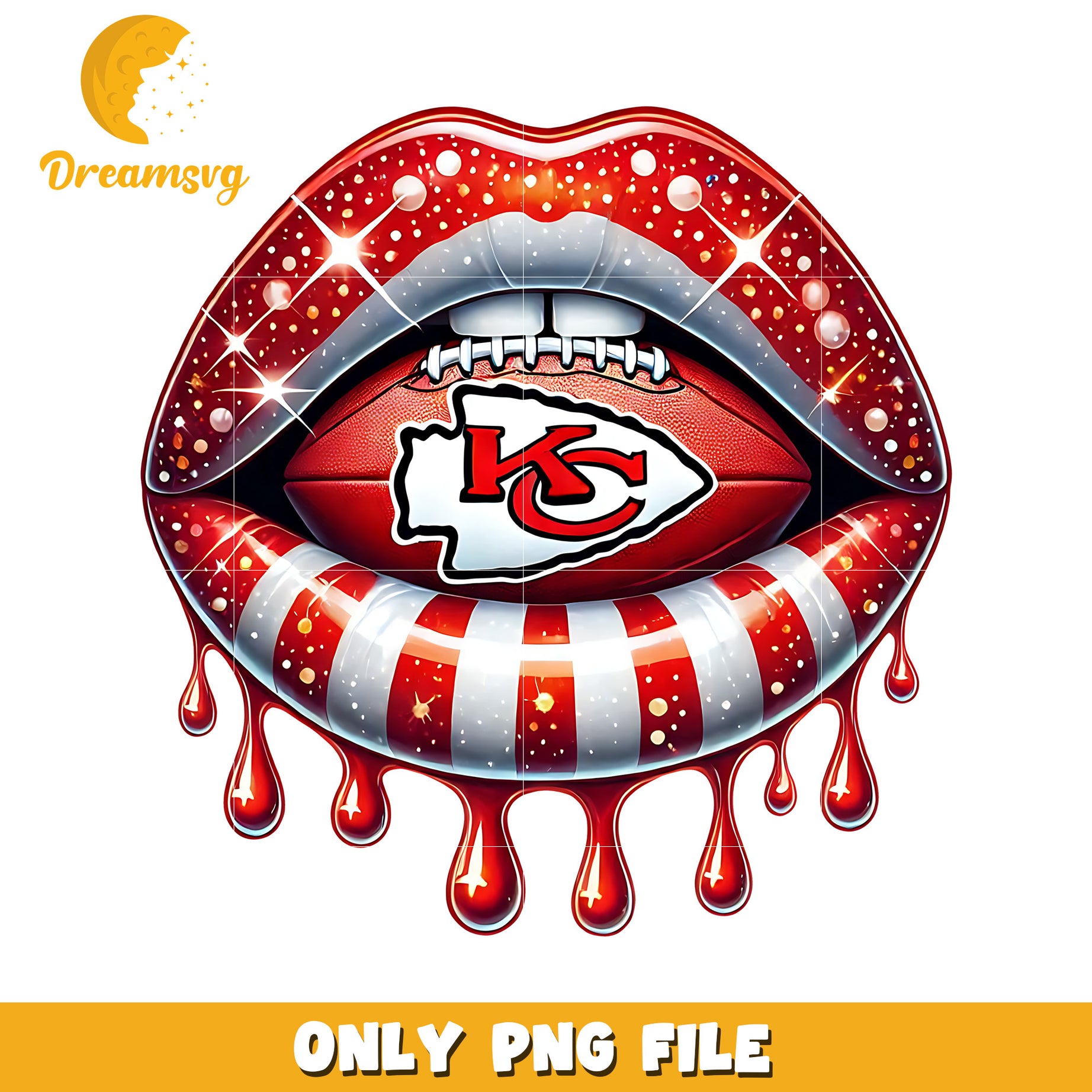Kansas city chiefs lips png, nfl games png, american football png