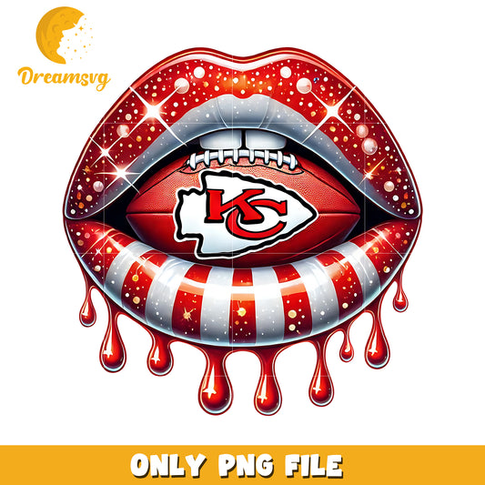 Kansas city chiefs lips png, nfl games png, american football png