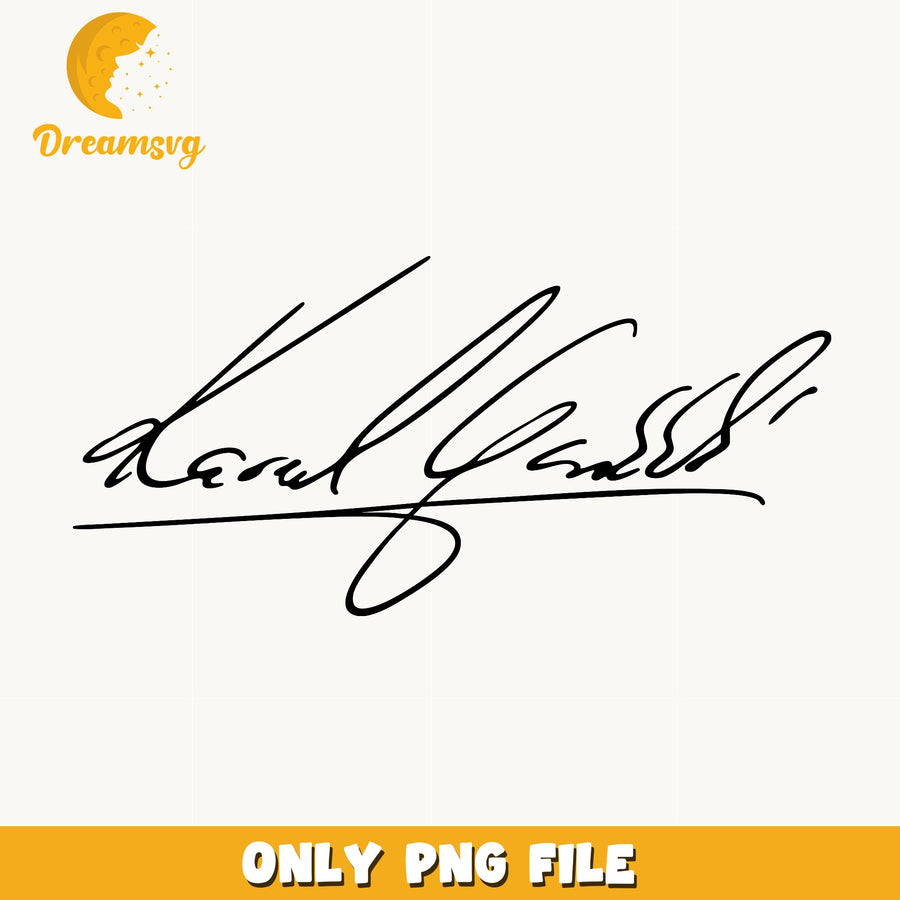 Karol G Autograph Signature PNG, Latin Pop, Fan PNG