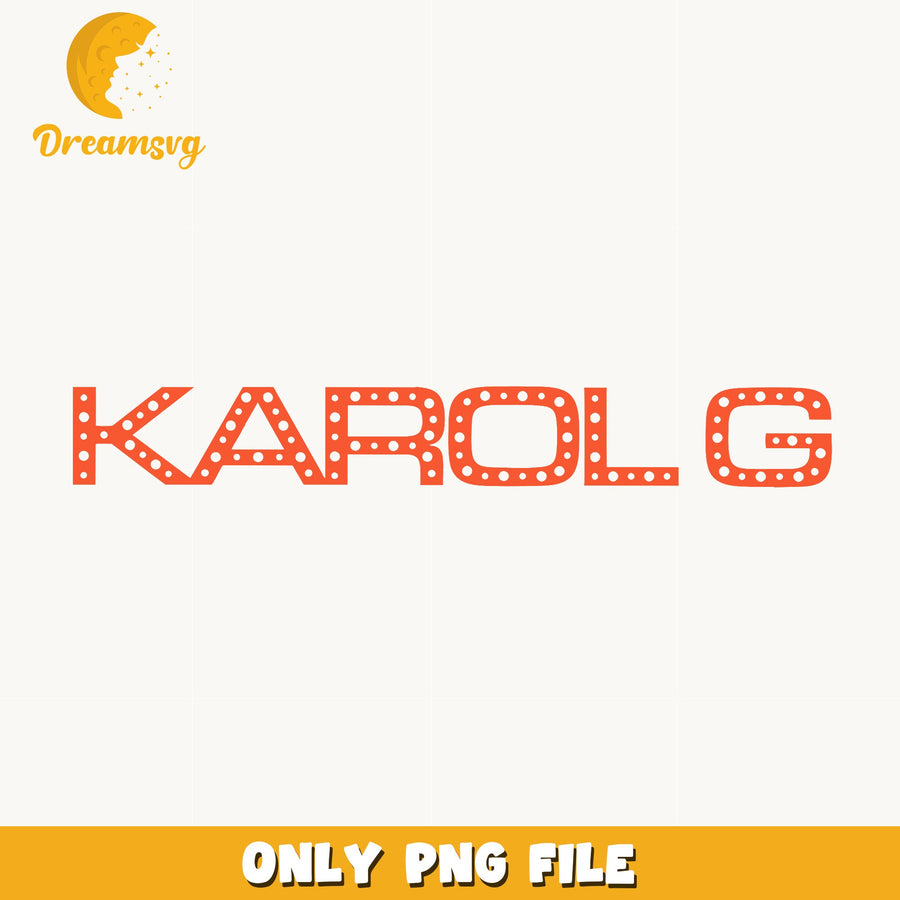 Karol G Marquee Text PNG, Latin Singer, Music PNG