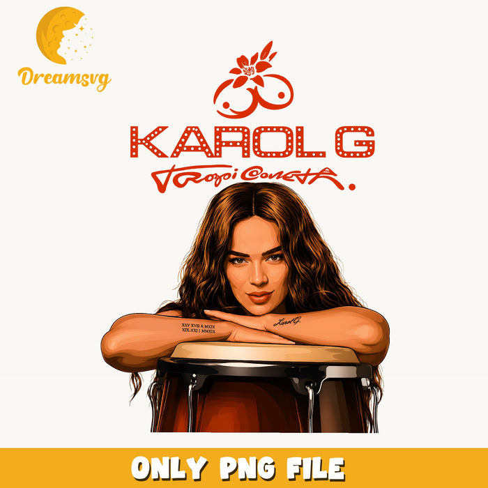 Karol G Tropici Concert PNG, Latin Music Singer PNG, Concert PNG