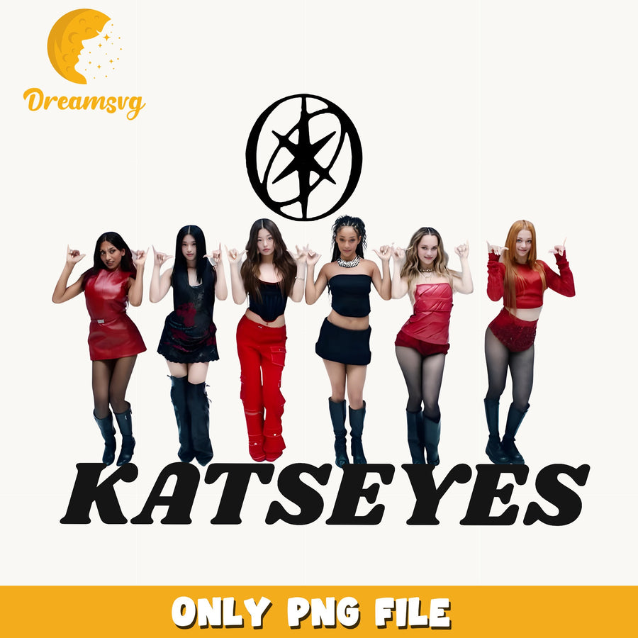 Katseye Band Logo PNG, Kpop Girl Group, Fan PNG