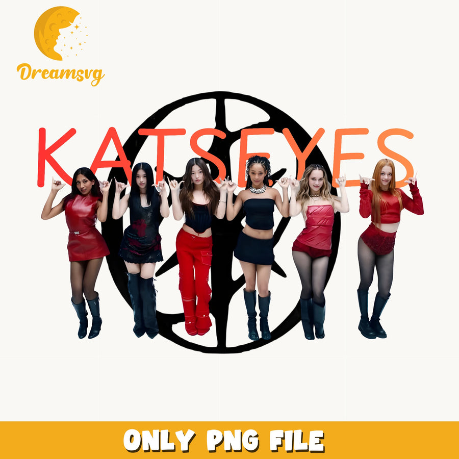 Katseye Circle Logo PNG, Kpop Girl Band PNG, Fan PNG
