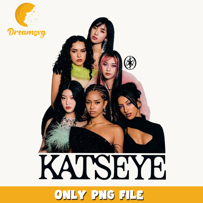 Katseye Dark Fashion Photo PNG, Kpop Girls, Fan PNG
