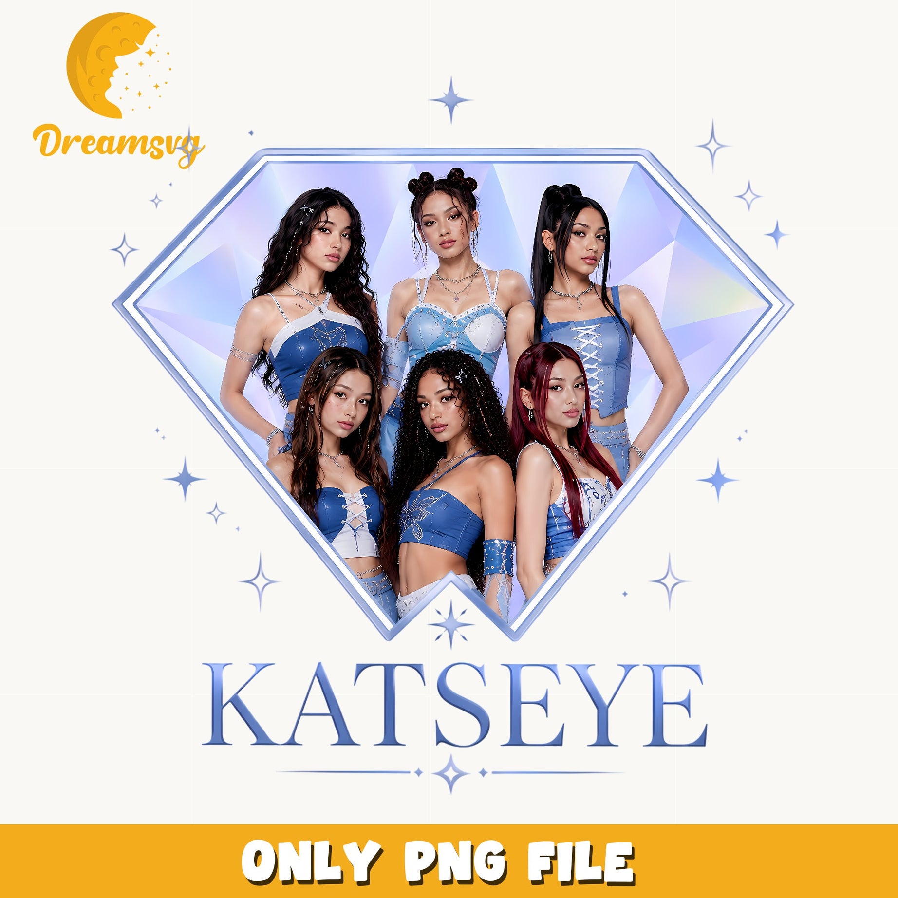 Katseye Kpop Group PNG, Katseye Members PNG, Kpop Fan Gift PNG