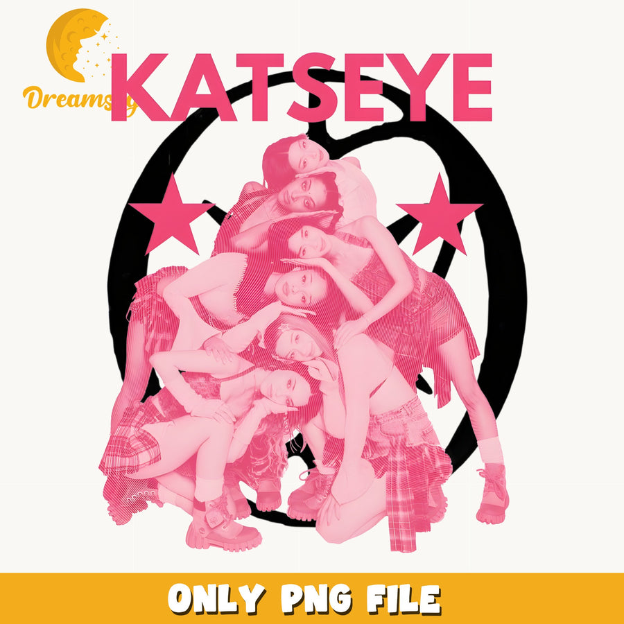 Katseye Music Group PNG, Kpop Stars PNG, Fan PNG