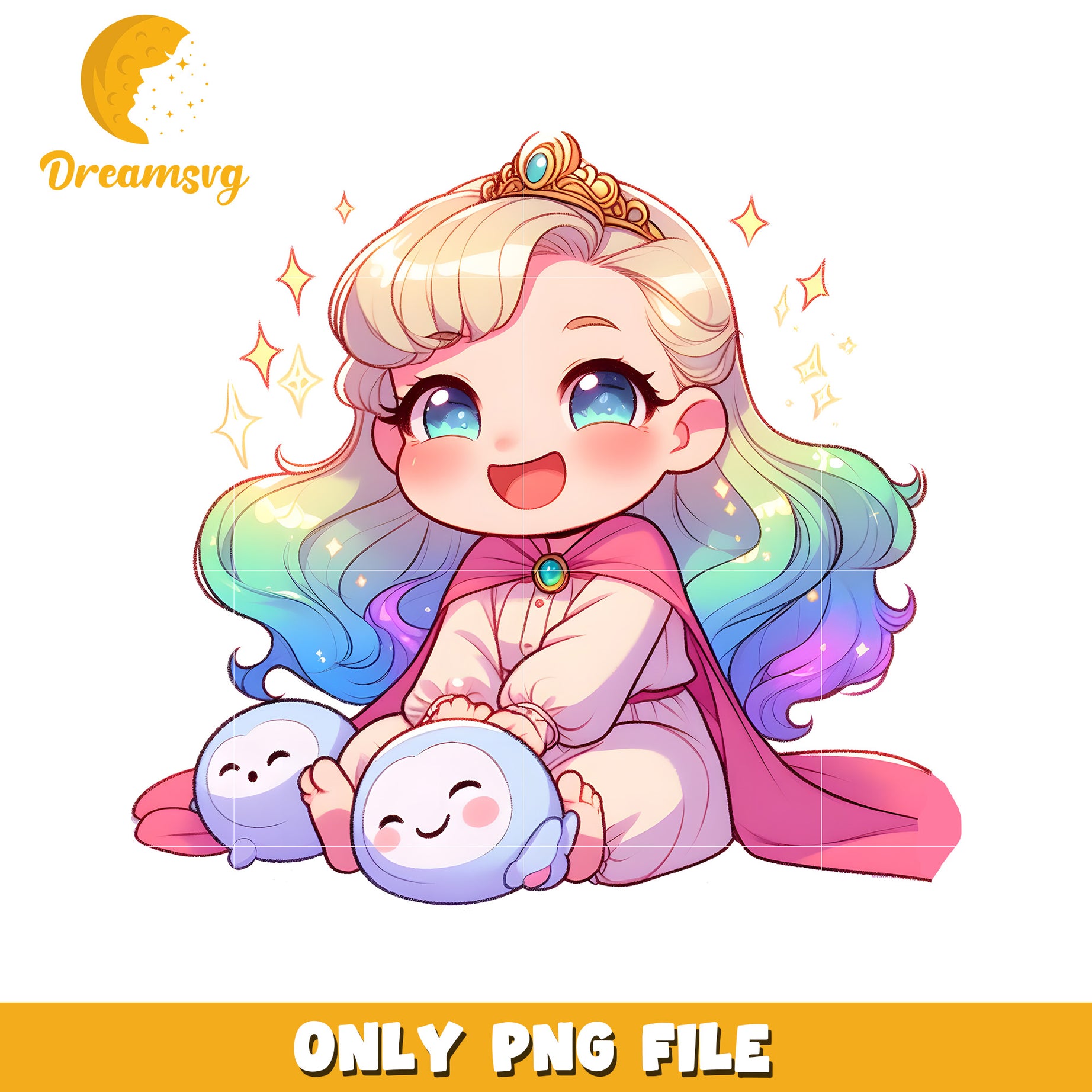 Kawaii Princess PNG Cute Girl