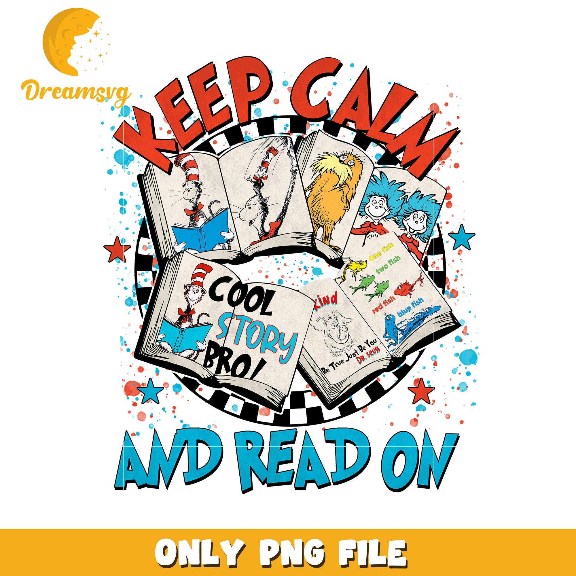 Keep Calm Cool Story Bro Reading Design PNG Download File