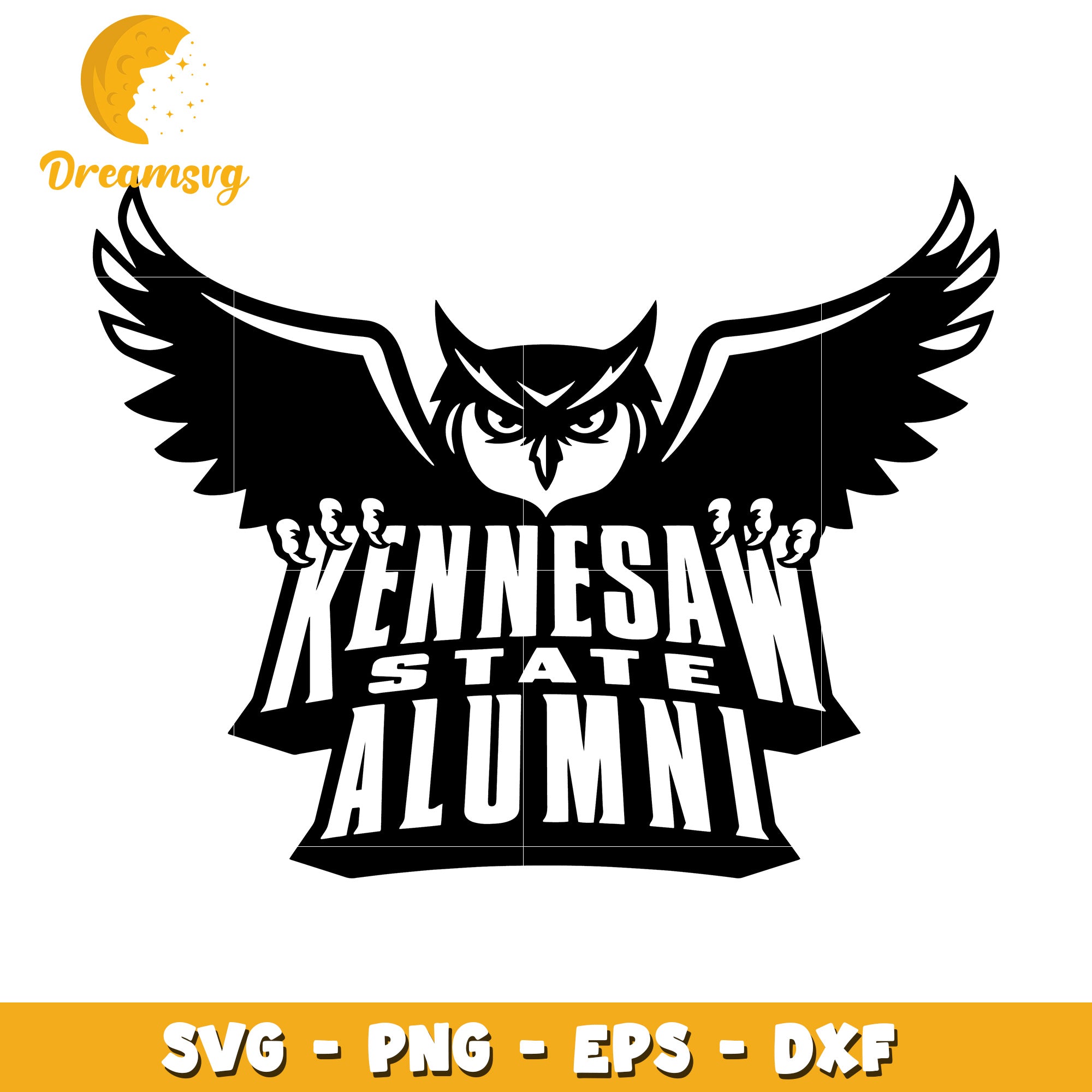 Kennesaw State Owl Alumni SVG Cut File – DreamSVG Store
