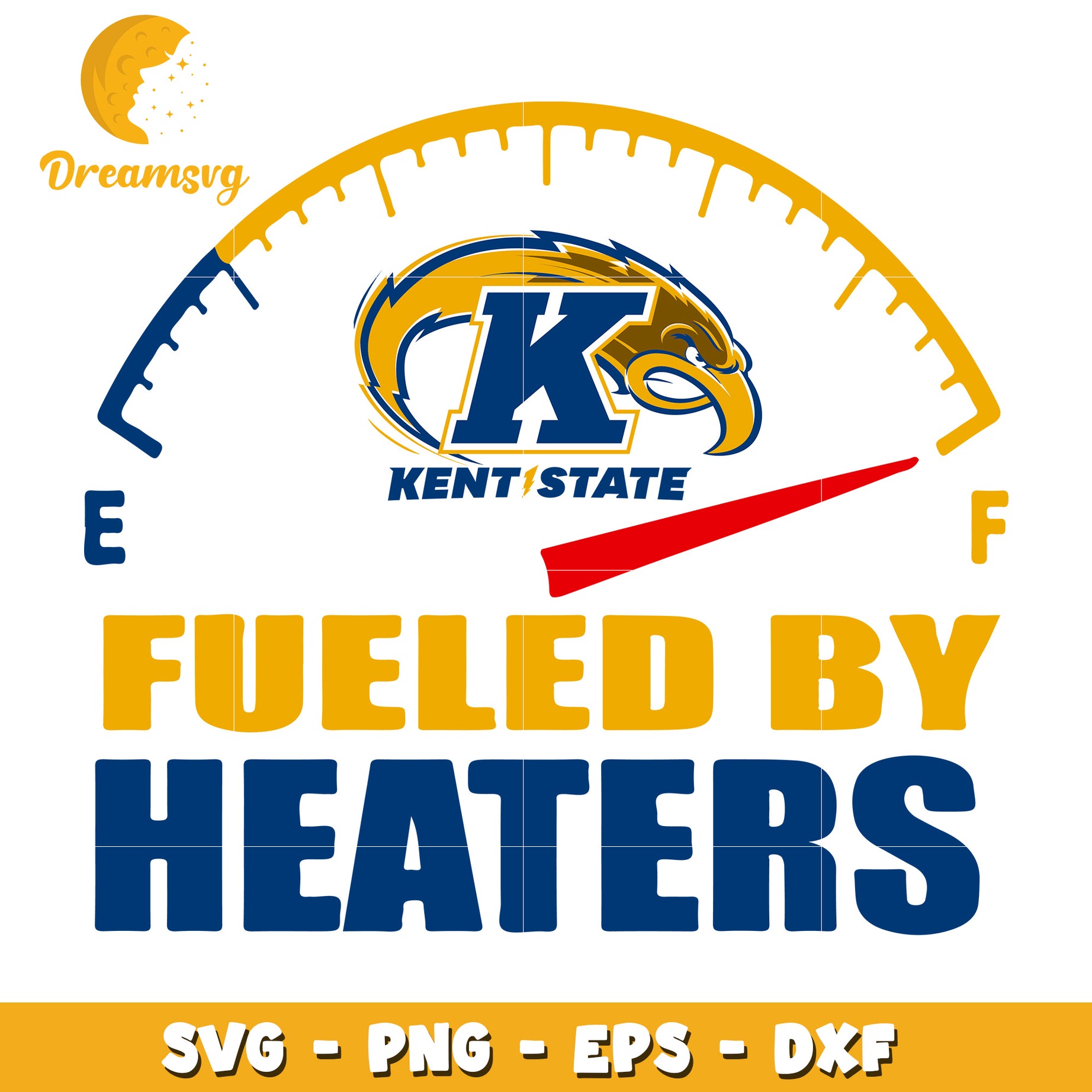 Kent State Fueled By Heaters SVG PNG