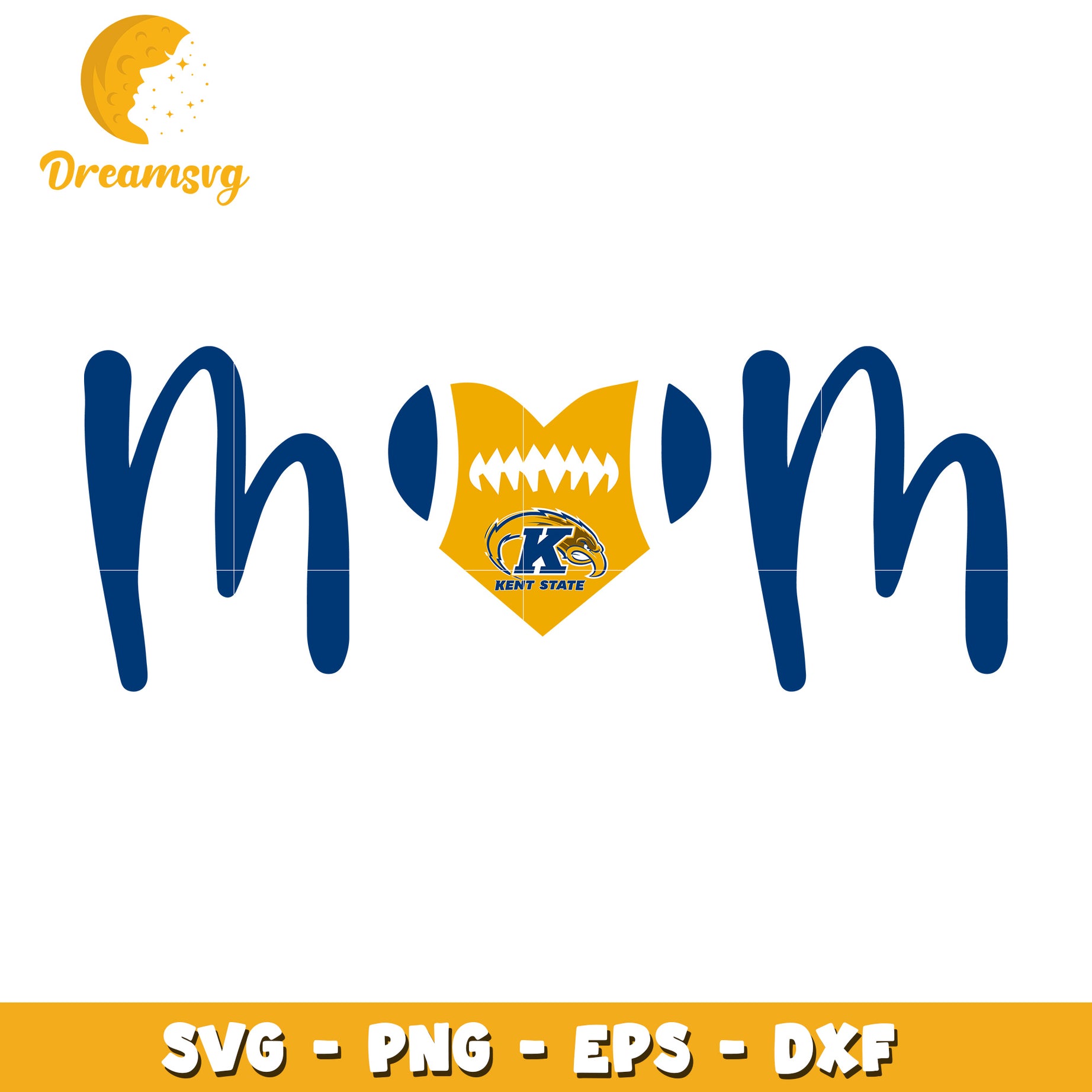 Kent State Mom SVG Cut File