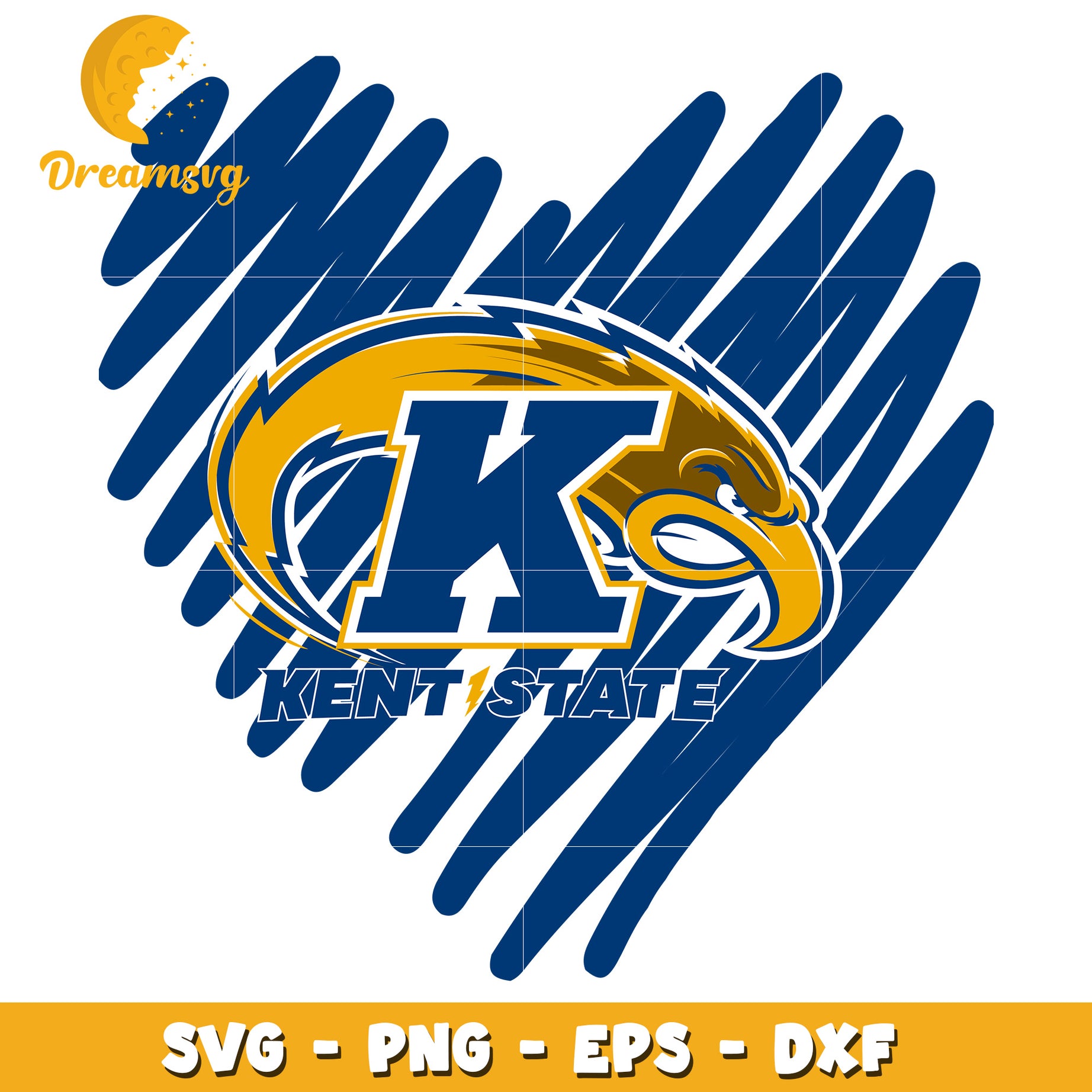 Kent State University Eagle Logo SVG for Fans and Crafters